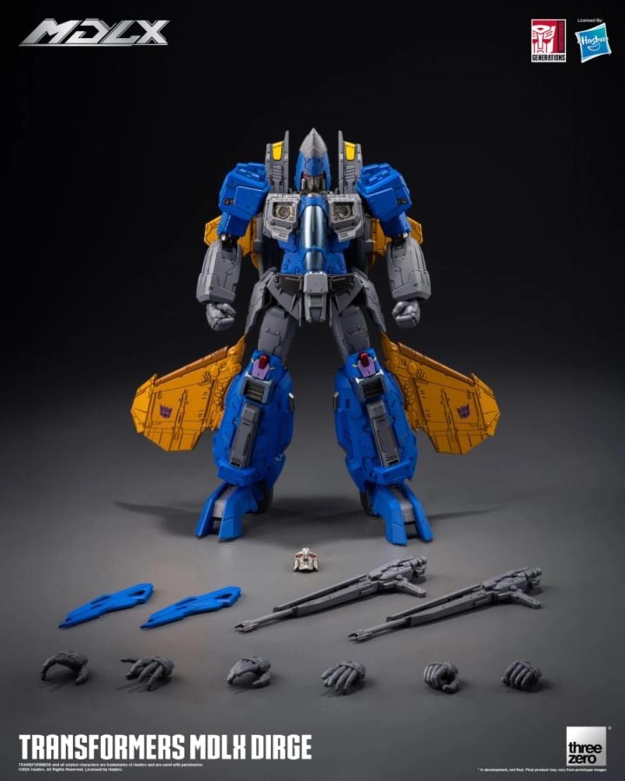 2 Threezero Transformers Dirge MDLX Collectable Action Figure, 2 of 9