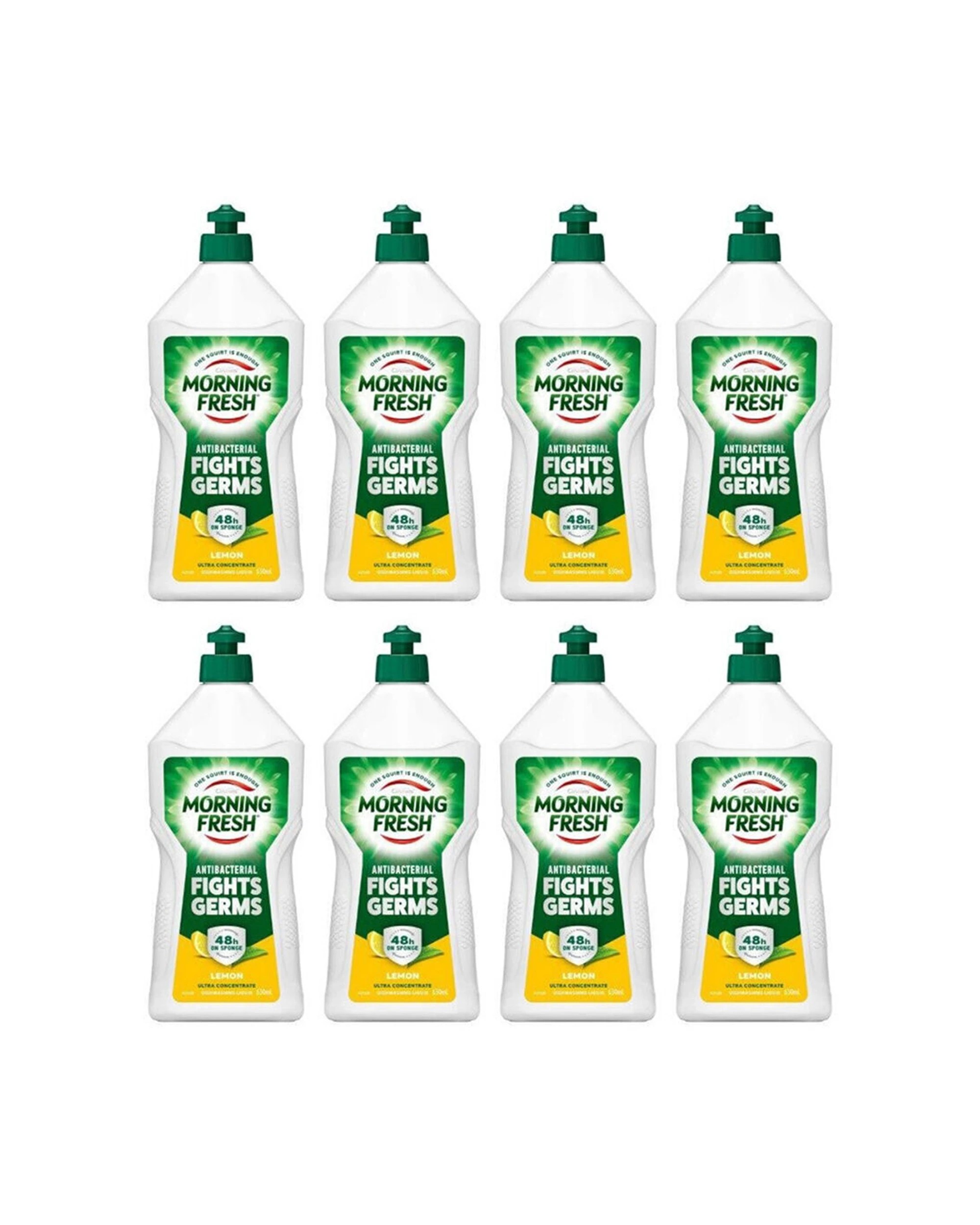 1 Morning Fresh 8PK Dishwashing Liquid 650ml Ultra Concentrate Lemon - Green, 1 of 3
