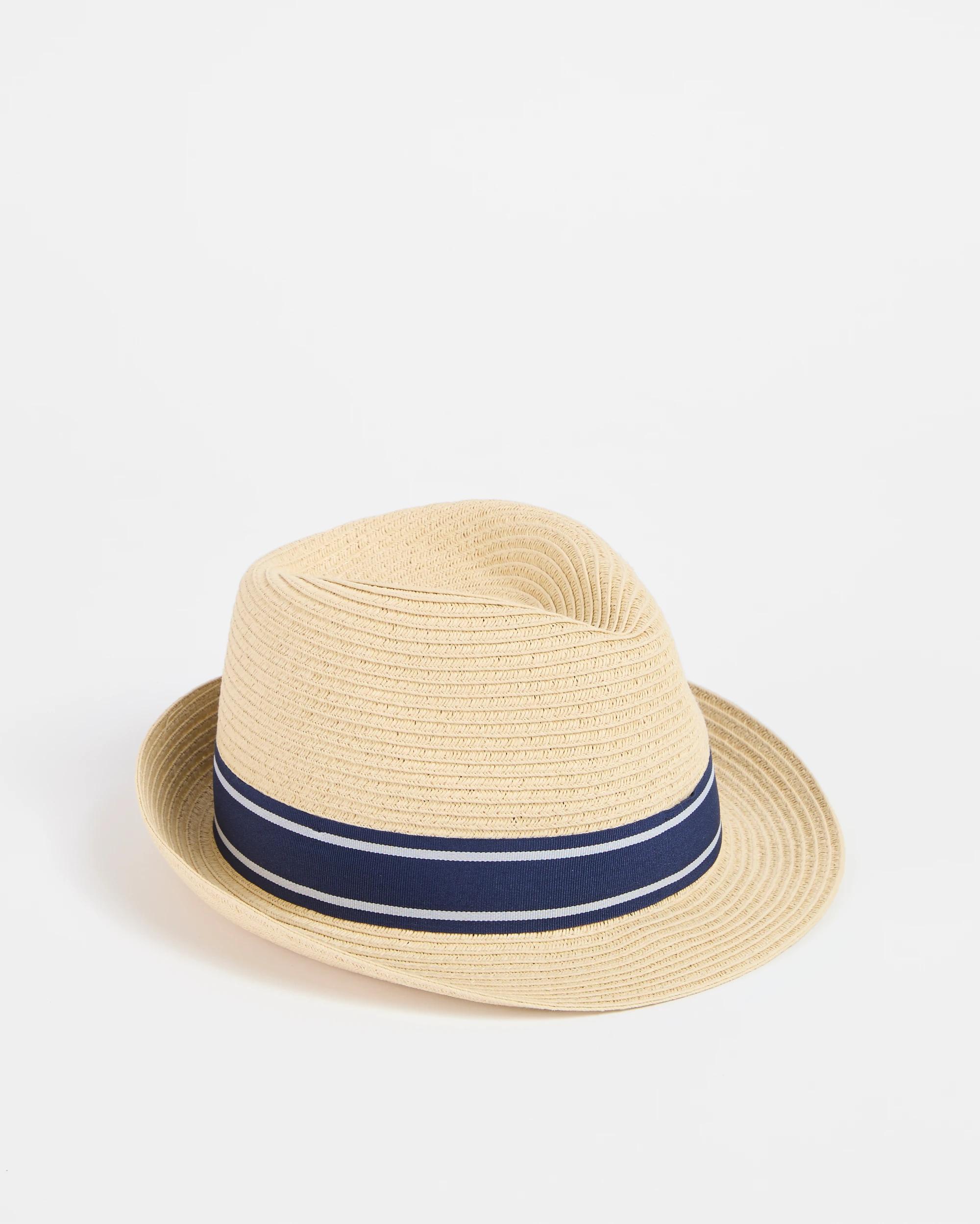 1 Target Kids Paper Straw Trilby Hat NATURAL, 1 of 1