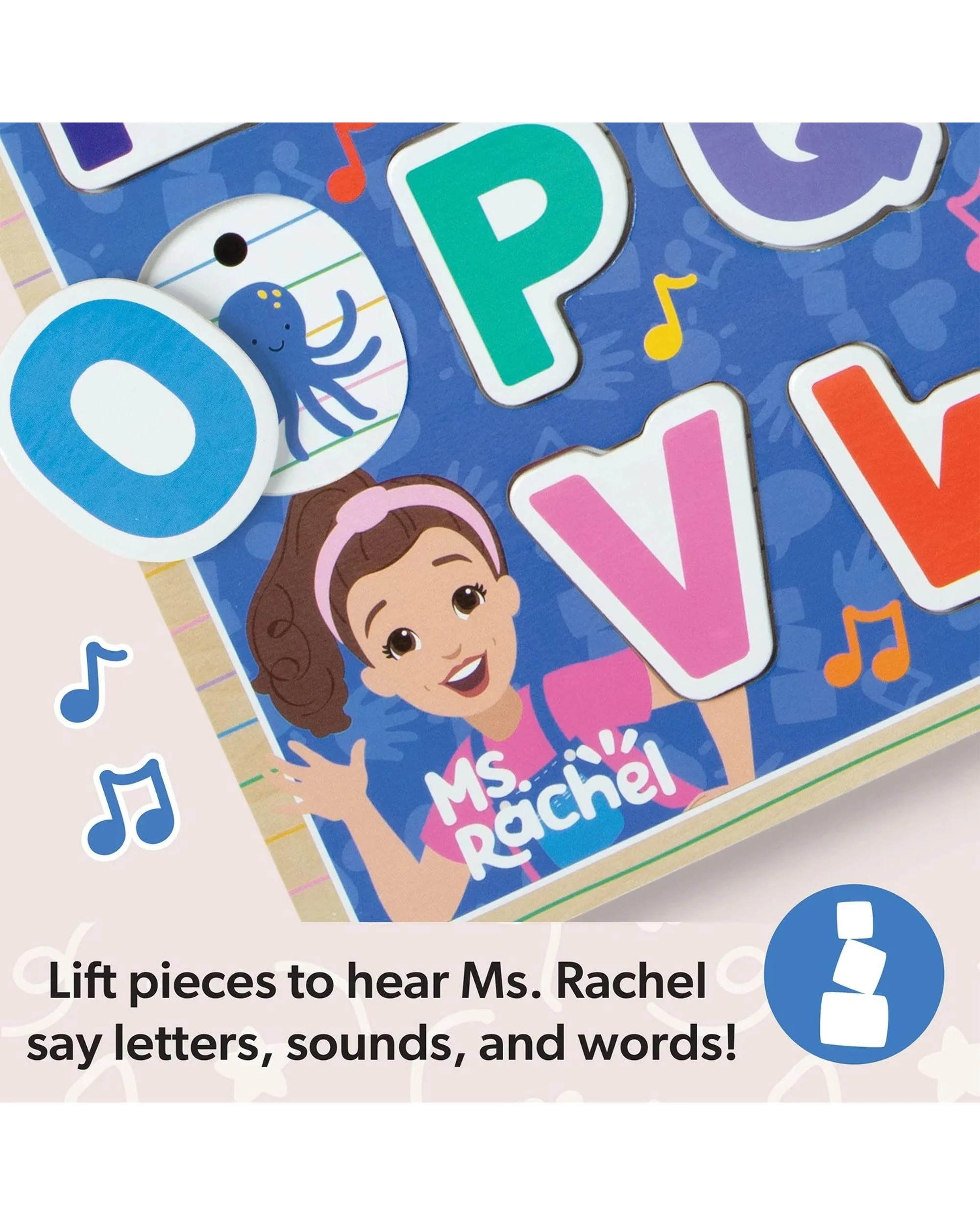 9 Melissa and Doug Ms Rachel Wooden Phonics Alphabet Sound Puzzle, 9 of 9