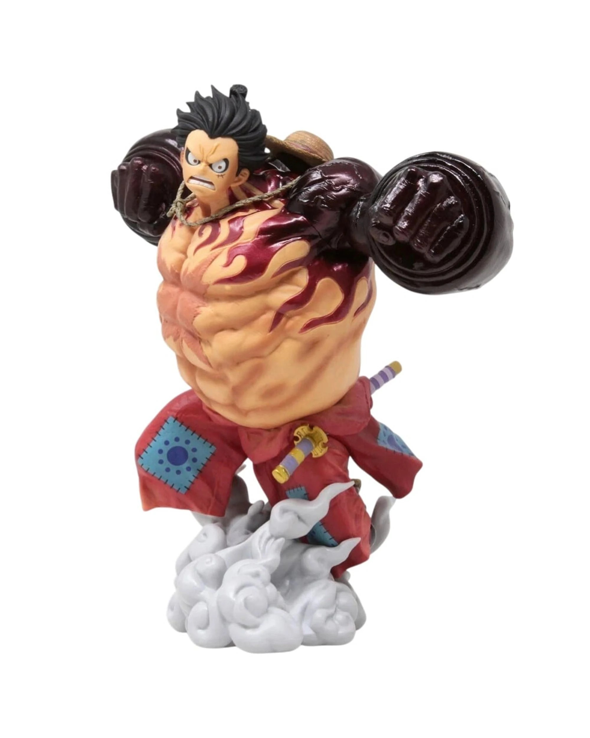 1 Banpresto One Piece World Figure Colosseum 3 Super Master Stars The Monkey D Luffy Gear 4 The Original Figure, 1 of 3