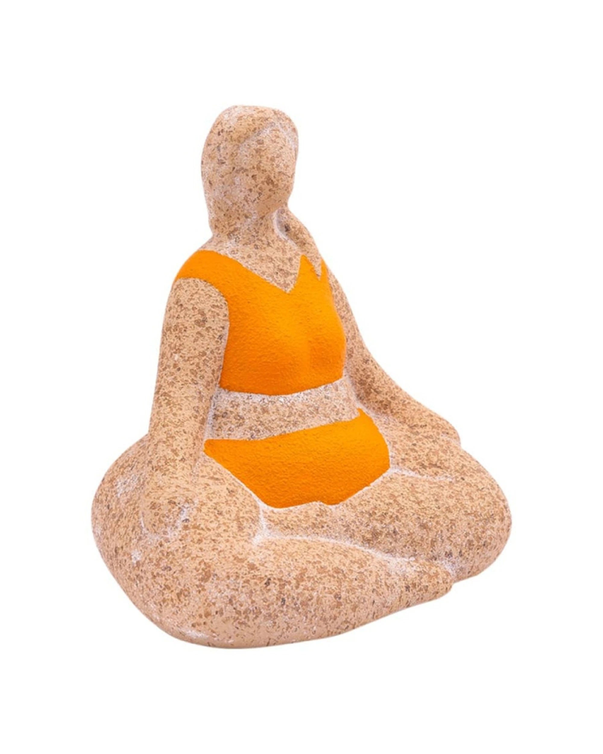 2 Splosh Billie Bathing Terracotta Statue Lightweight Artistic Indoor Outdoor - Orange, 2 of 2