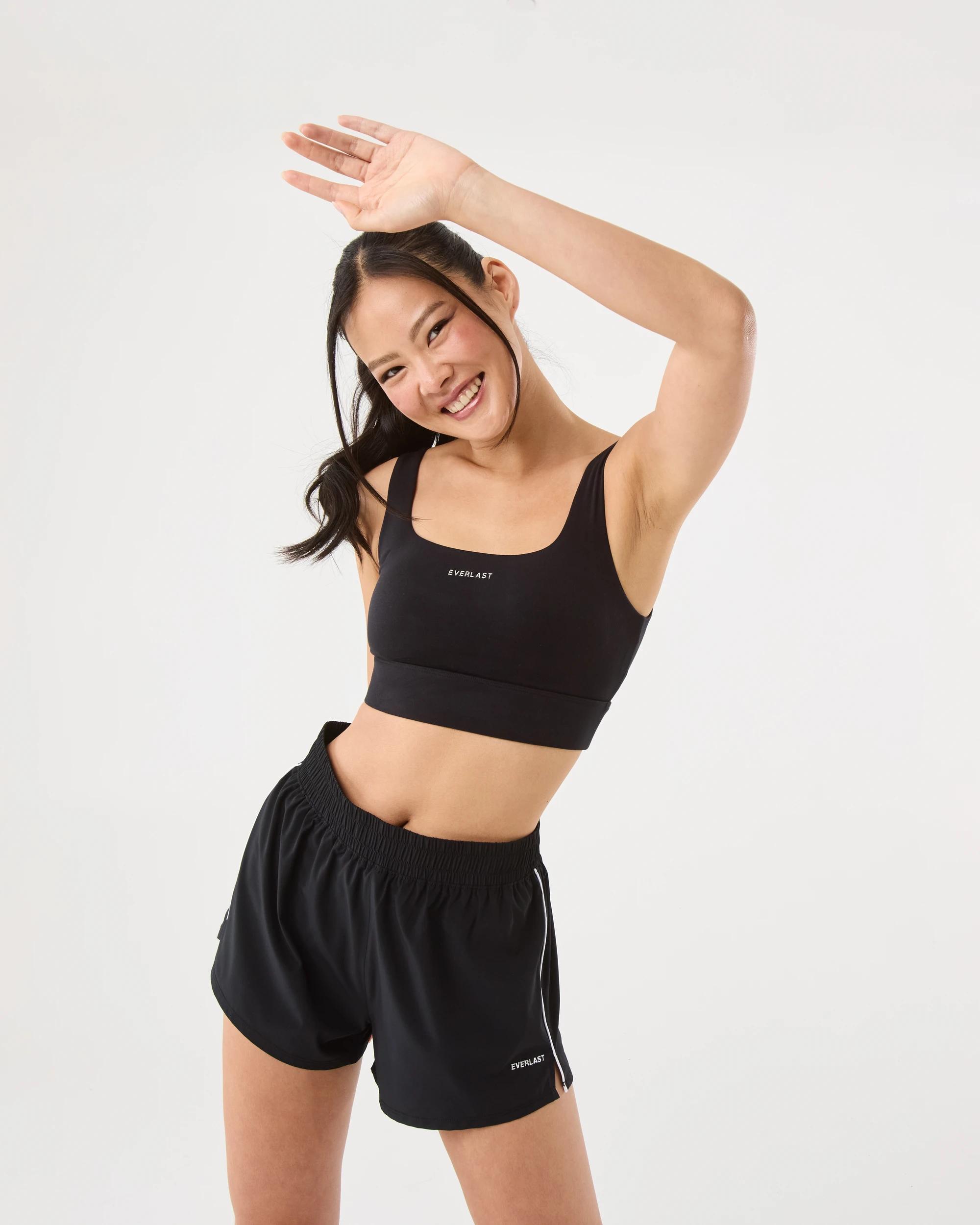 8 Everlast Womens Running Shorts Black, 8 of 8