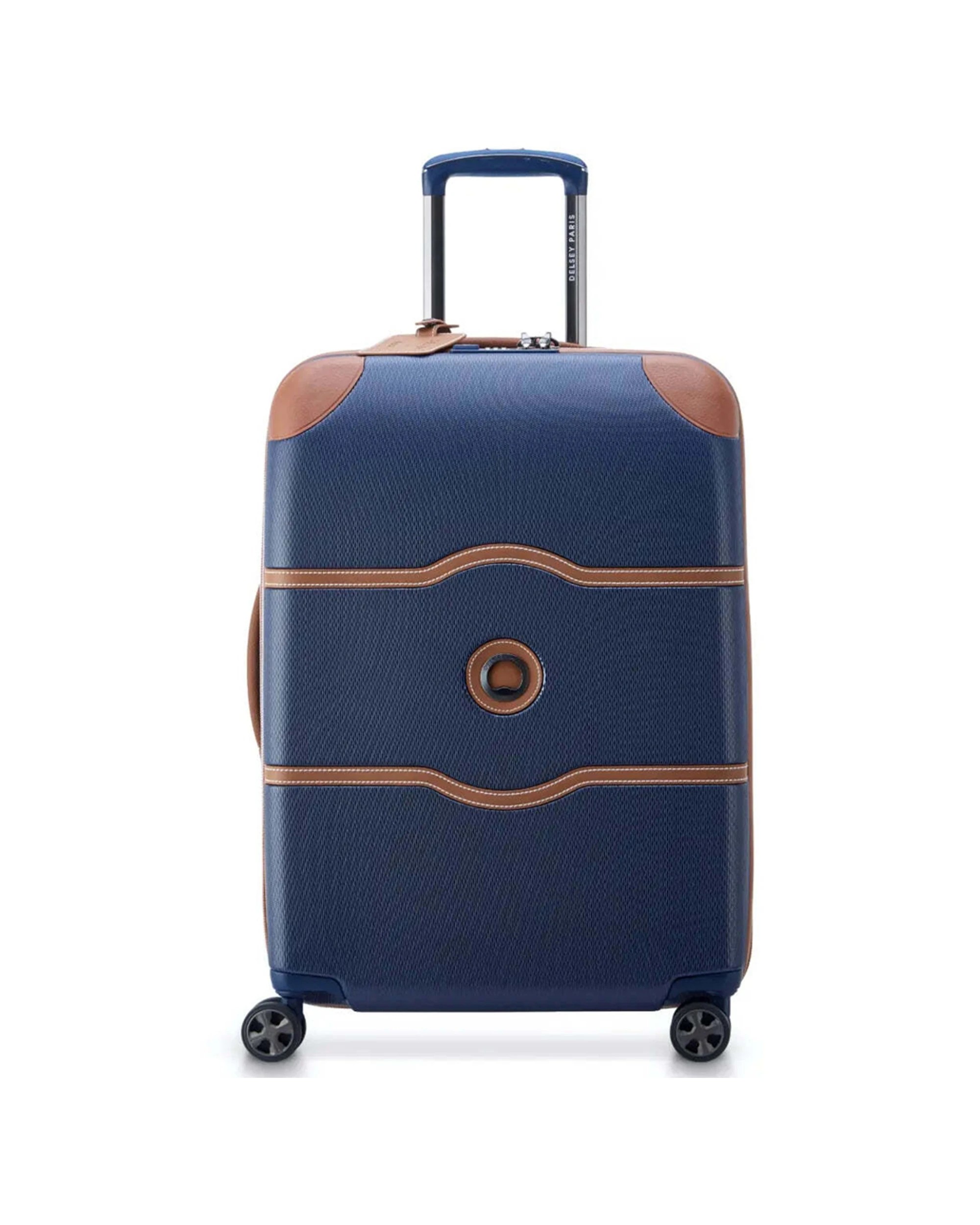1 Delsey Chatelet Air 2.0 66 cm 4-Wheel Suitcase TSA Lock Patented Zip Secure Navy - Blue, 1 of 7