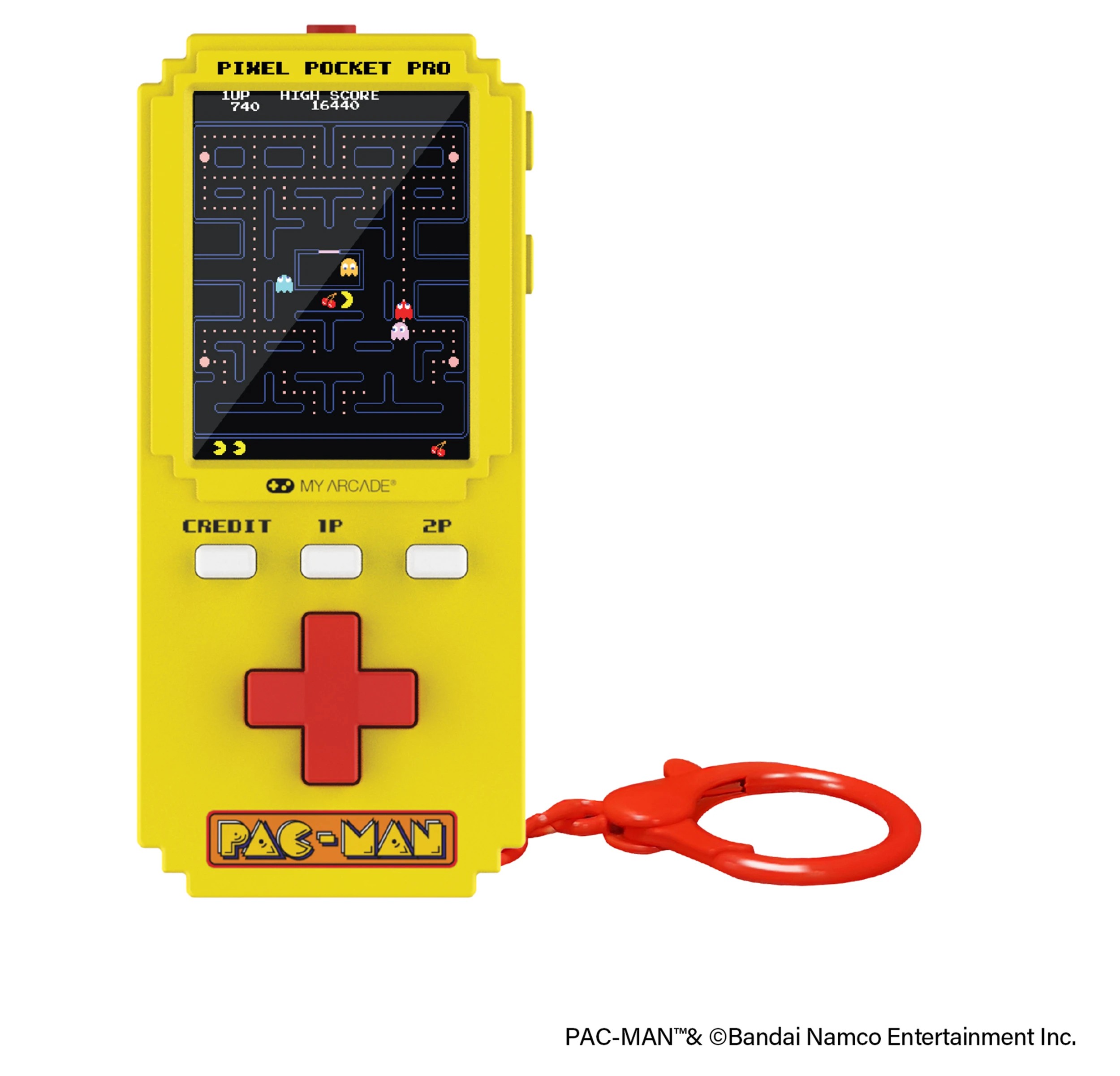 1 PAC-MAN PAC - MAN Pixel Pocket Pro - DGUNL - 7130 - Yellow, 1 of 5