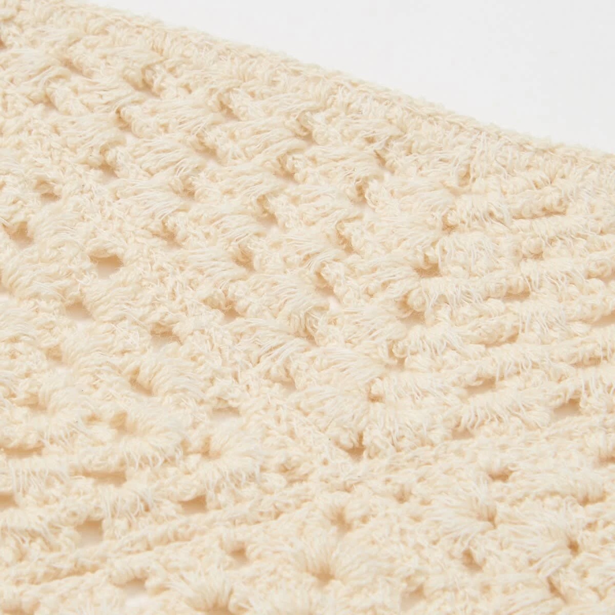 3 Crochet Hair Scarf - Beige, 3 of 5