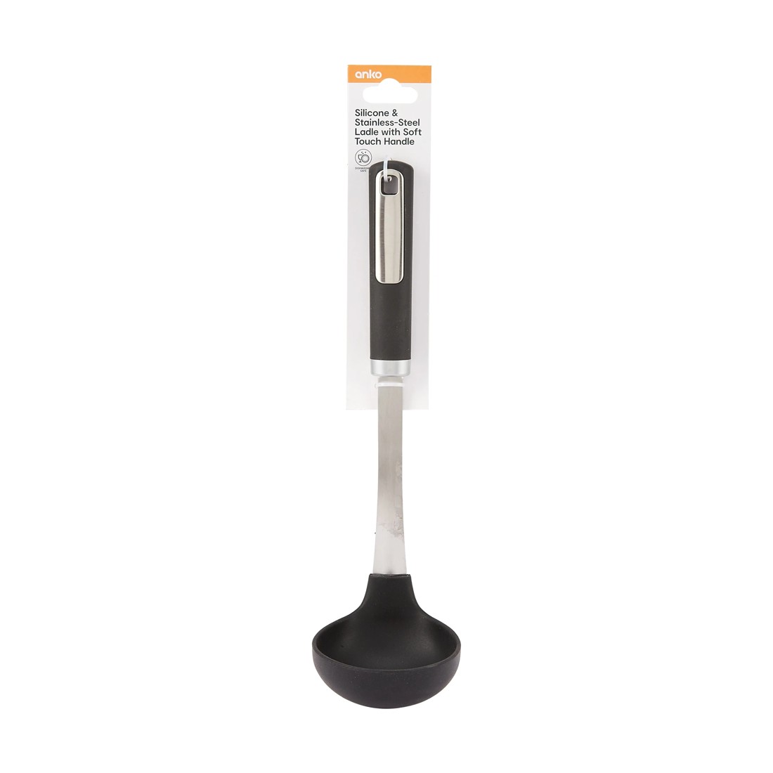 5 Silicone and Stainless Steel Ladle with Soft Touch Handle, 5 of 5