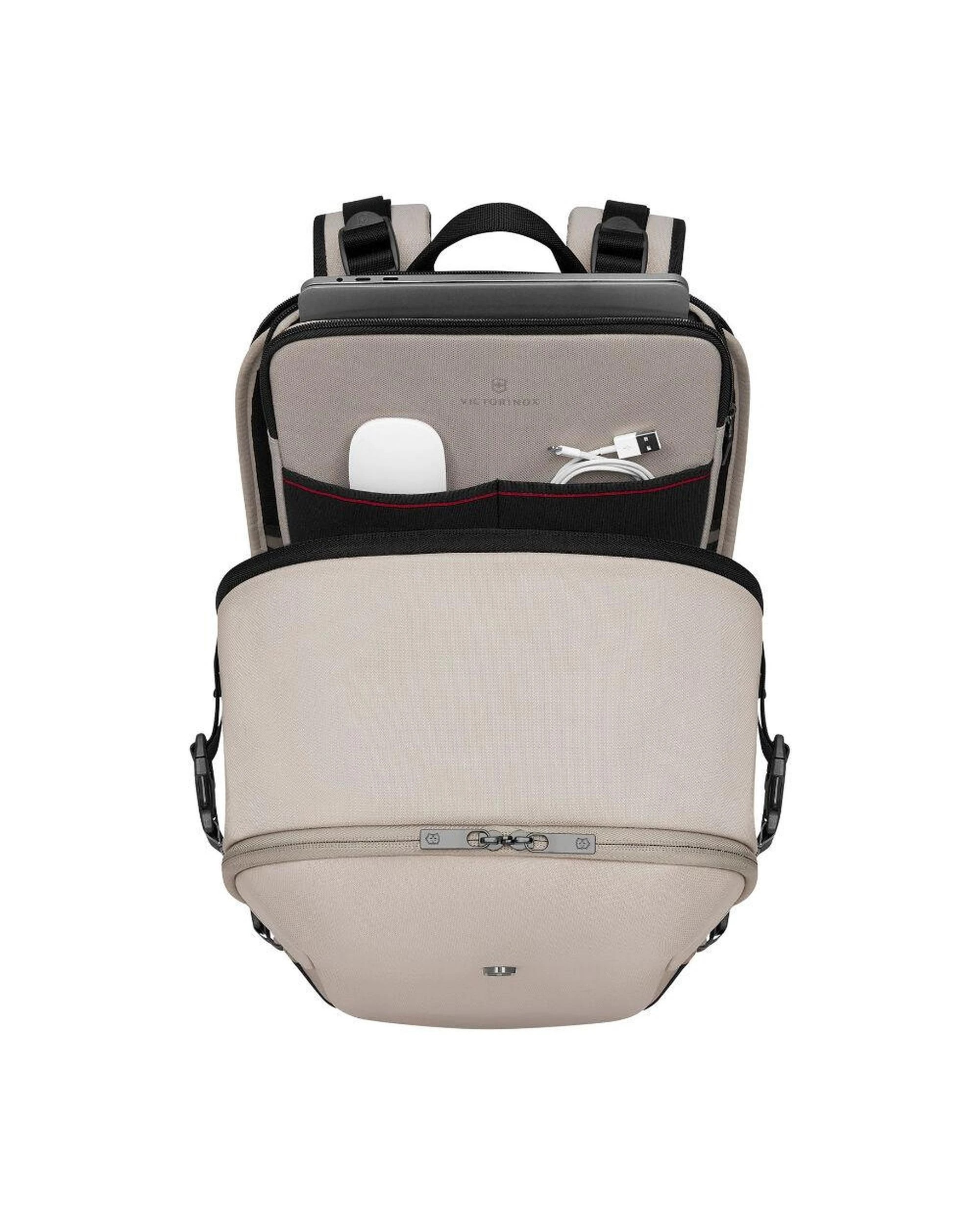 4 Victorinox Altmont Modern Traveler 15.6" Laptop Backpack Stone White, 4 of 10