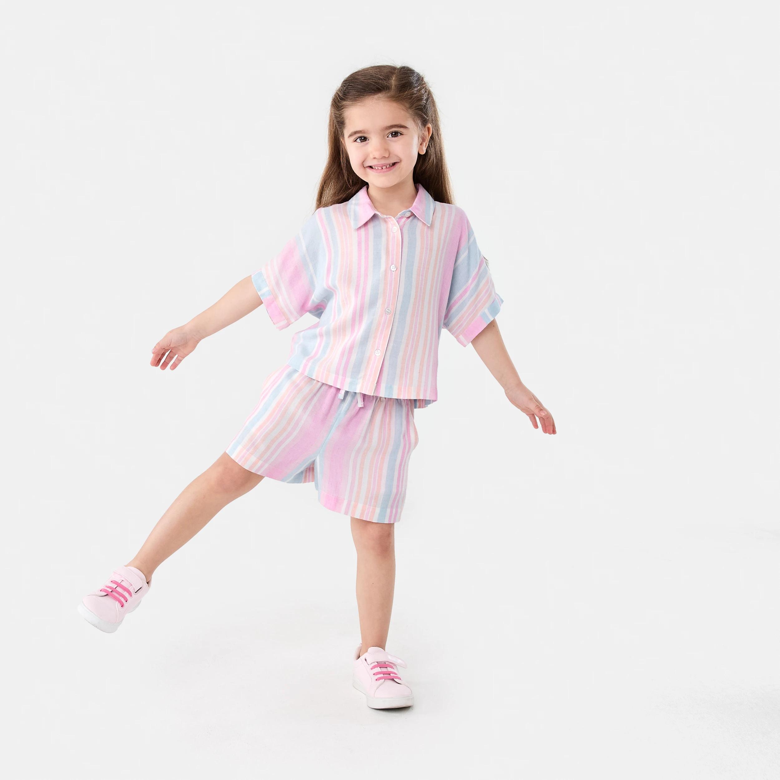 7 Oversize Woven Shirt Mul Stripe, 7 of 8