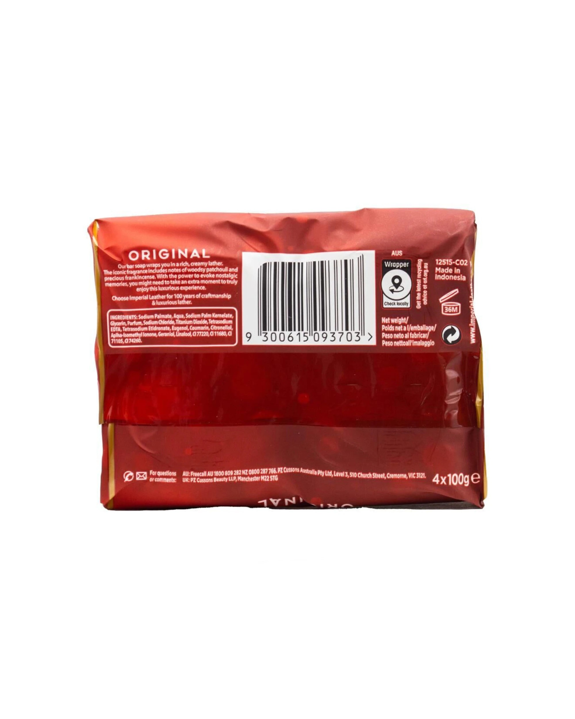 3 Imperial Leather 6x 4pc Ivory Soap Bars Original Moisturising Pack 100g - Red, 3 of 3