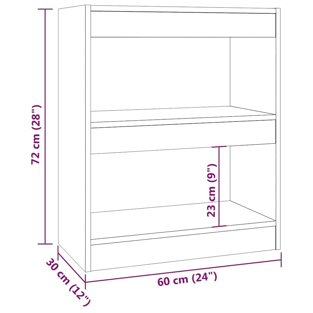 7 vidaXL Book cabinet Ample Storage - White, 7 of 9