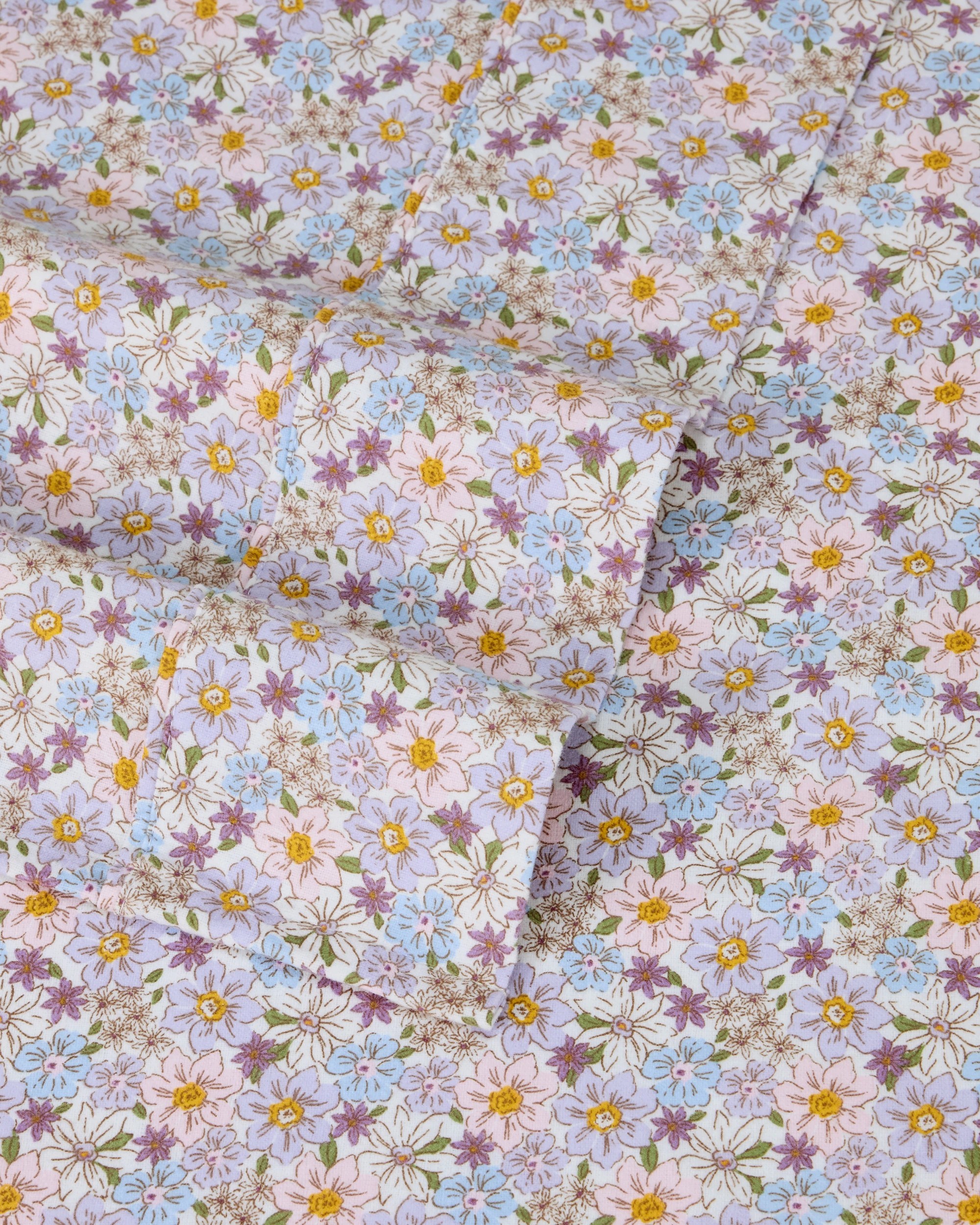 4 Floral Cotton Flannelette Sheet Set - Single Bed, 4 of 7