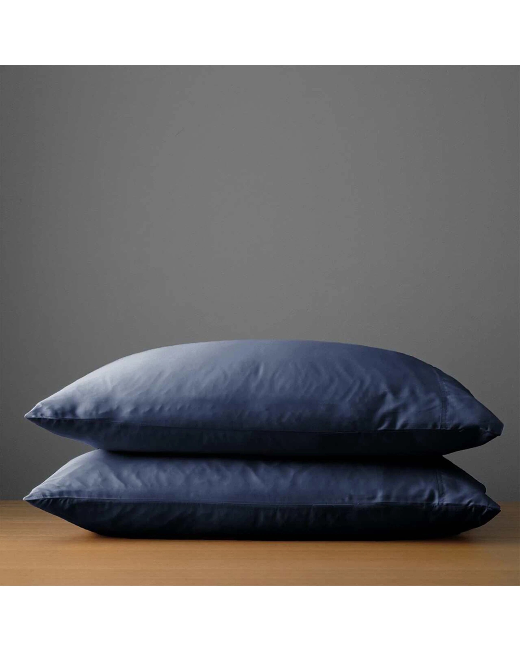 3 Canningvale Luxury Lustro Bamboo Viscose Bed Sheet Set - Queen Bed - Blue, 3 of 4