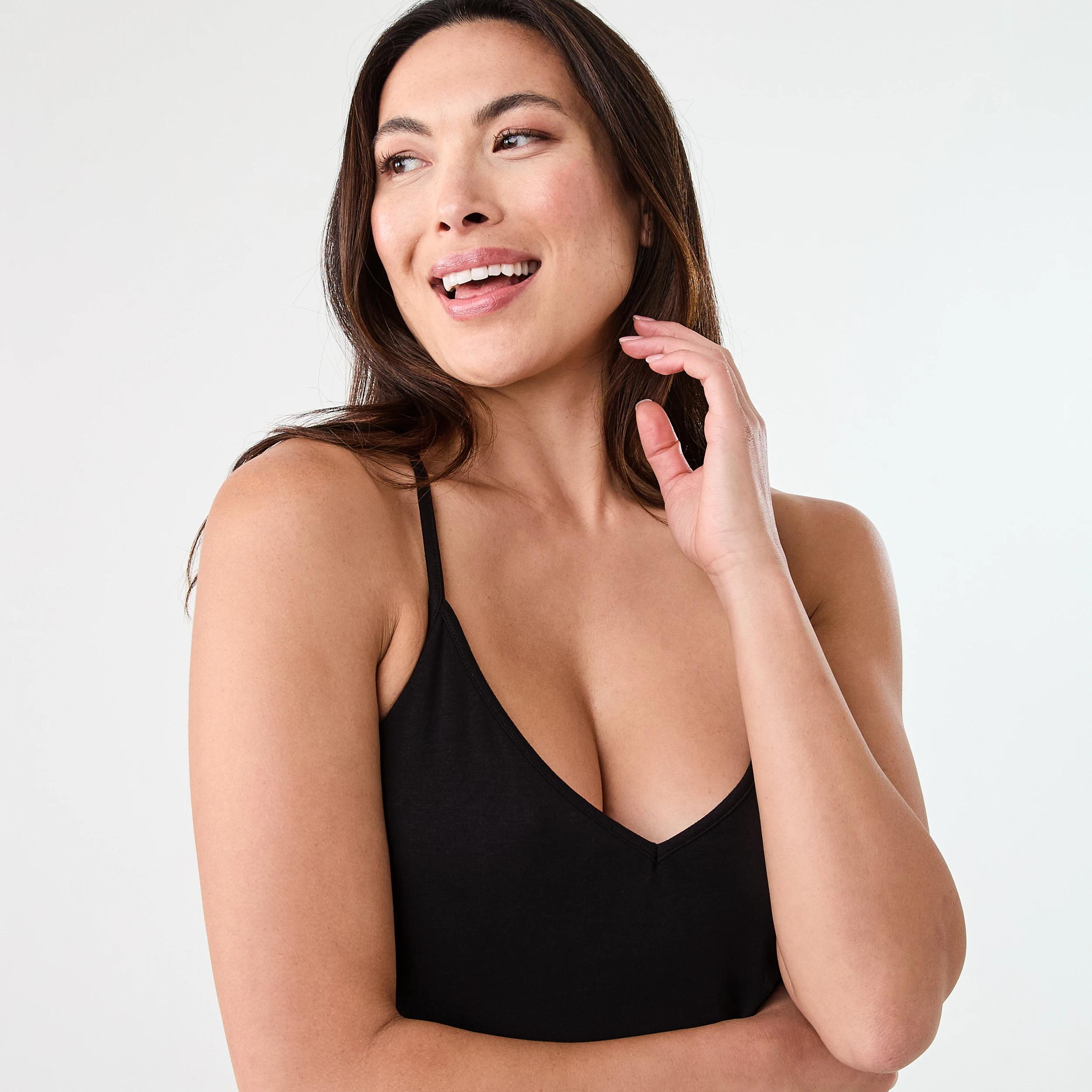 4 Comfort Cami Nightie Black, 4 of 6