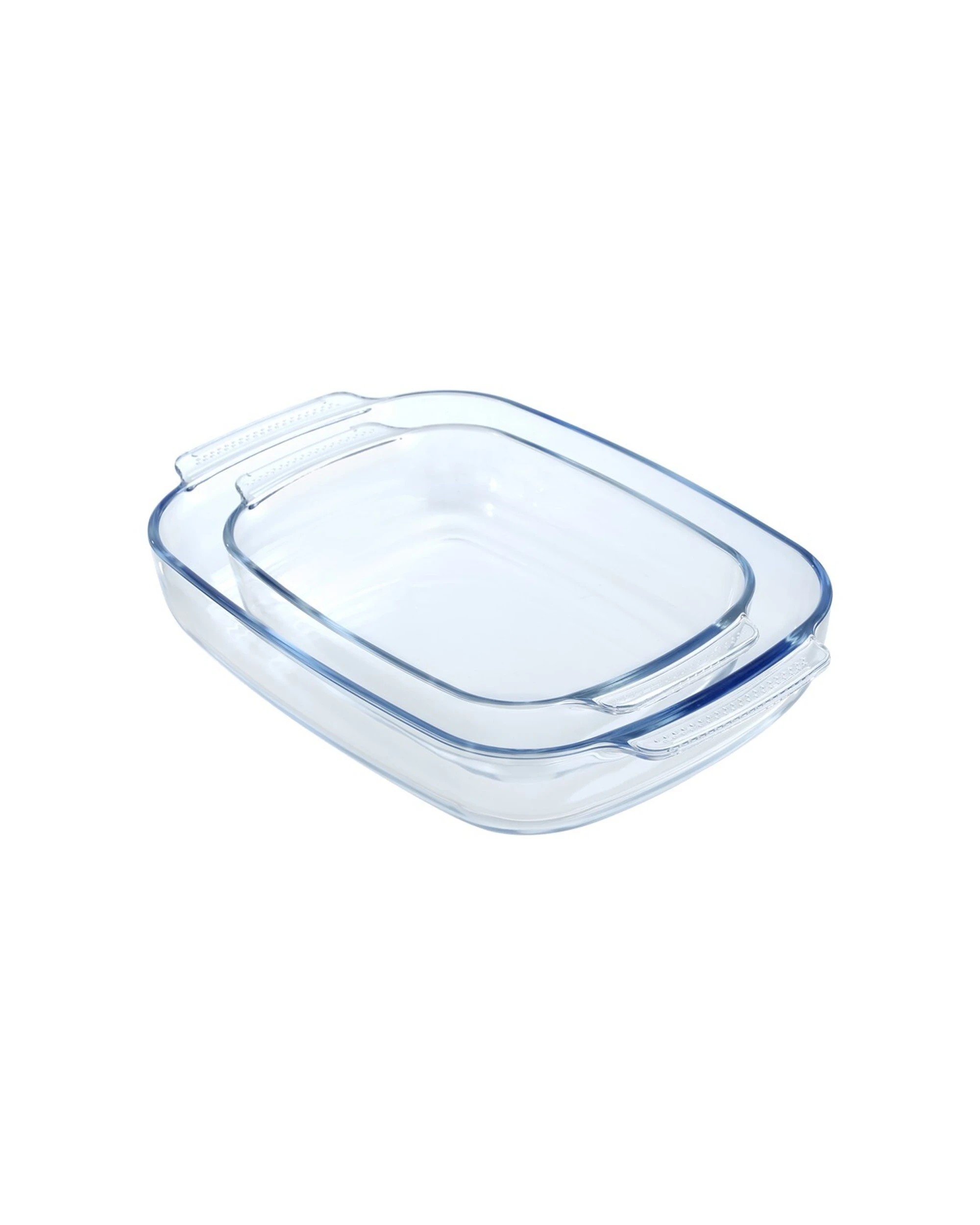 3 Lemon & Lime Yorkshire Glass Bakeware Dish Rectangle 3.8L Oven Safe - Clear, 3 of 4