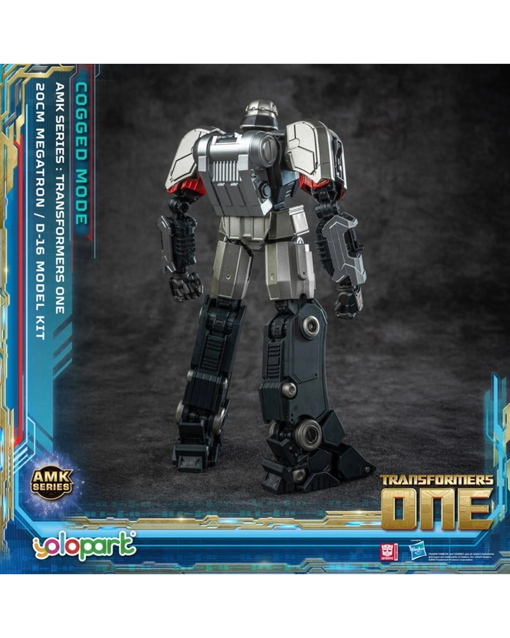6 Yolopark Transformers One D-16 Megatron Cogged Mode AMK Series 20cm Advance Model Kit, 6 of 6