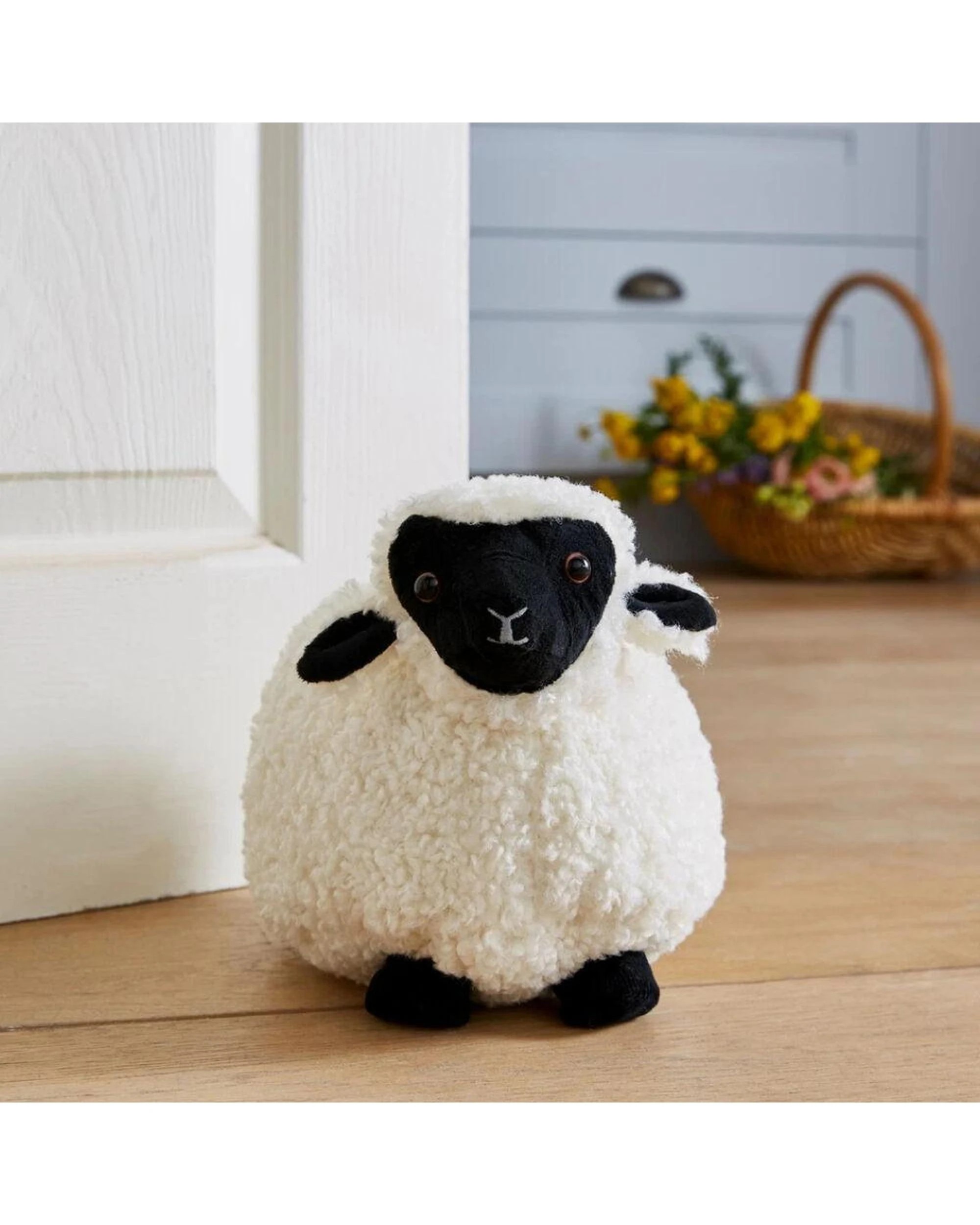 2 Ulster Weavers Finbar Sheep Shaped Doorstop Cream  22 x 18 x 15cm, 2 of 2