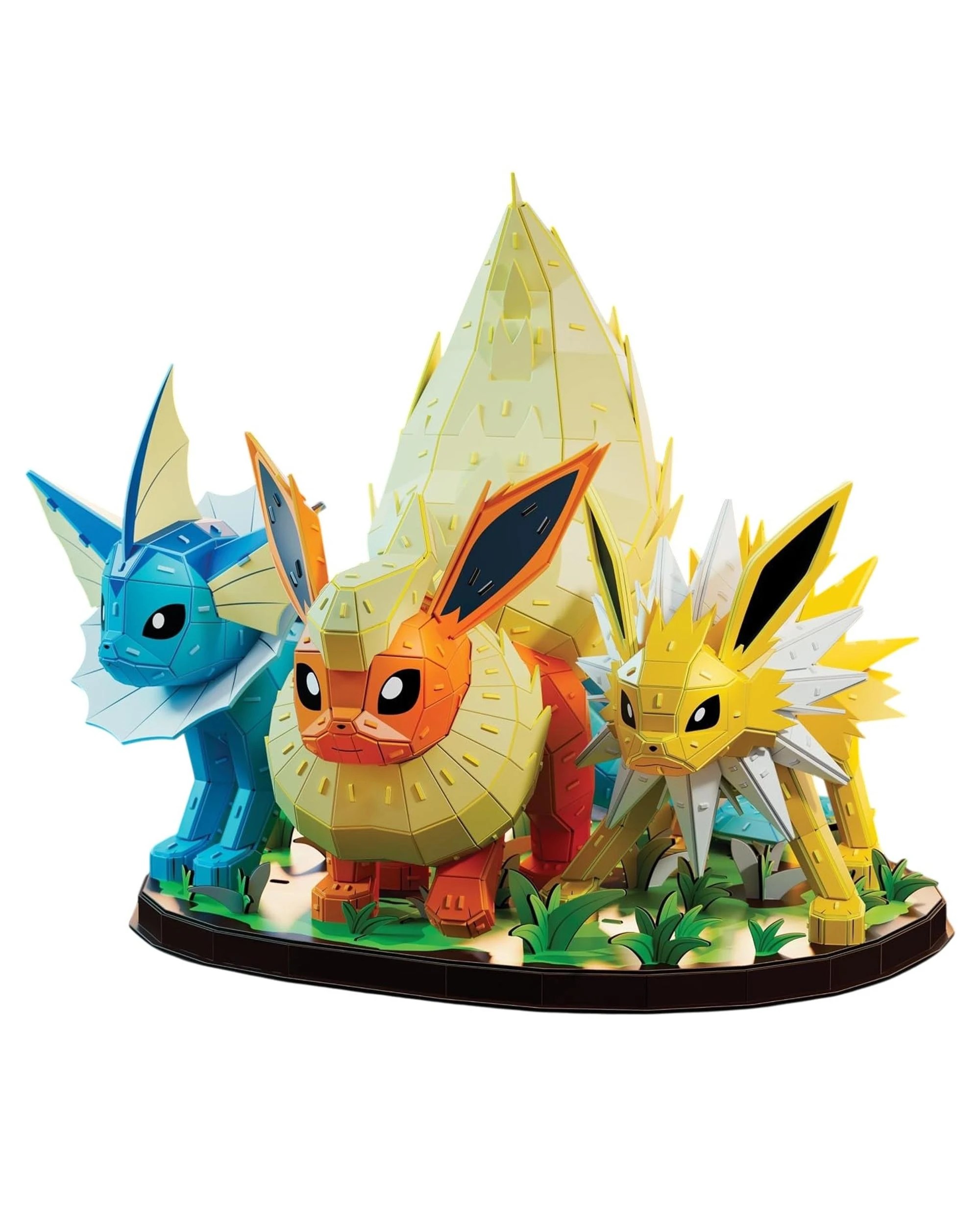 2 4D Build Pokemon Vaporeon/Jolteon/Flareon Model Kit, 2 of 9
