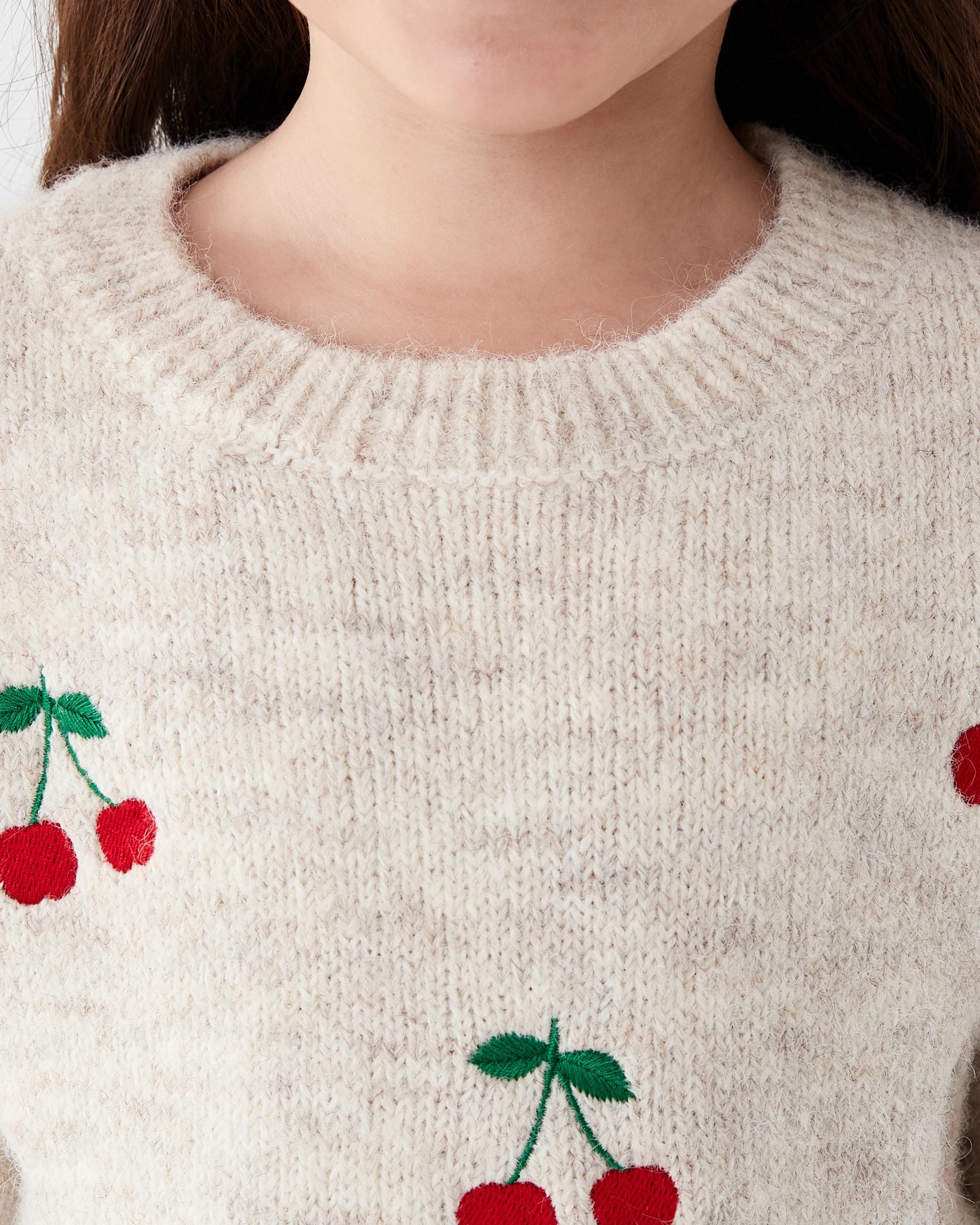 4 Embellished Jumper Bge Cherry, 4 of 8