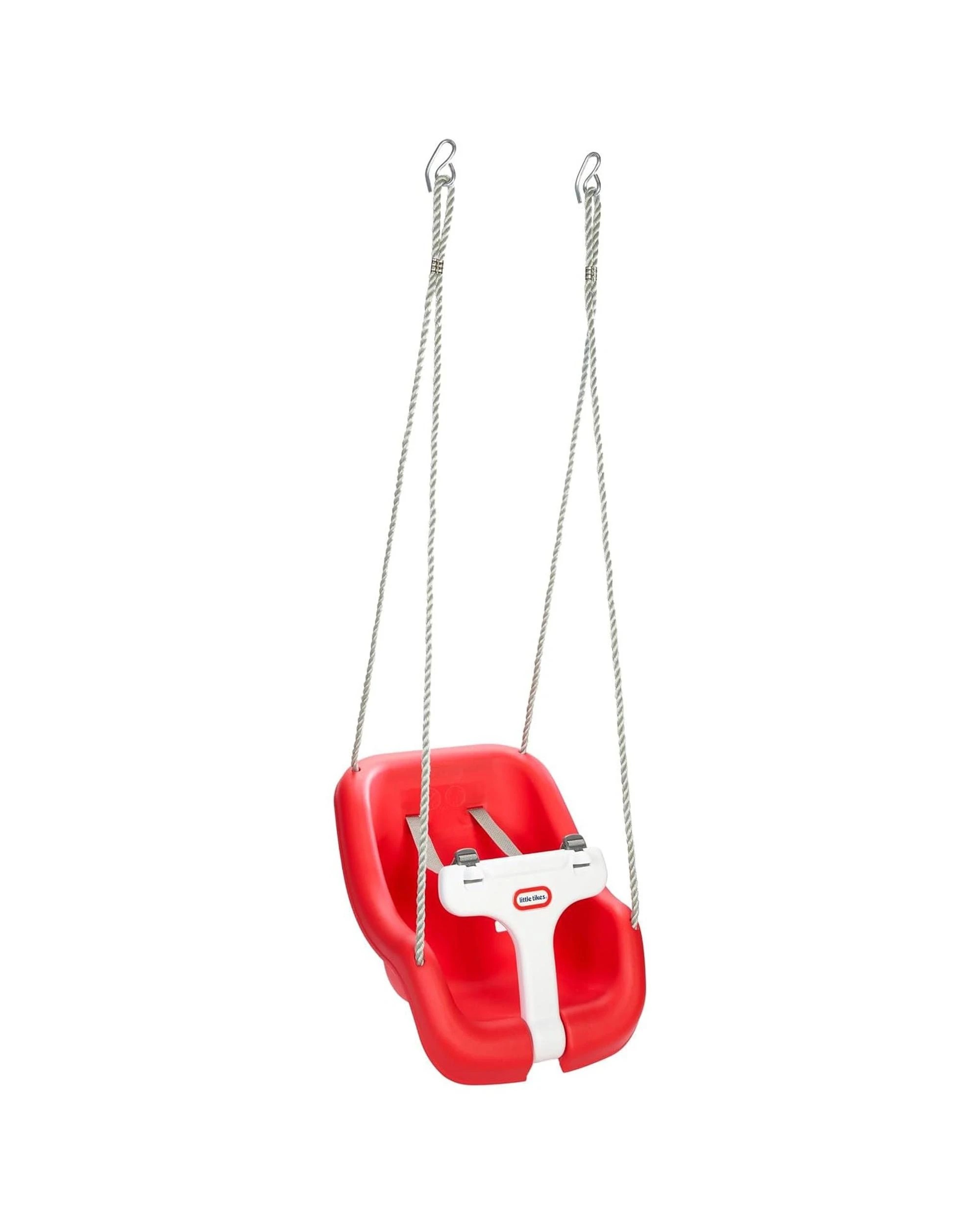 3 Little Tikes 2-in-1 Snug 'n Secure Swing - Red, 3 of 8