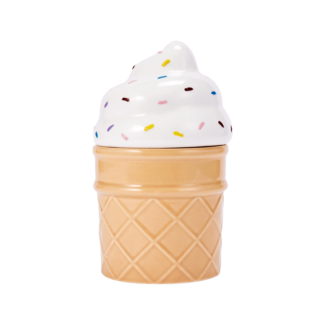 1 Ceramic Ice Cream Cone Candle, 1 of 6
