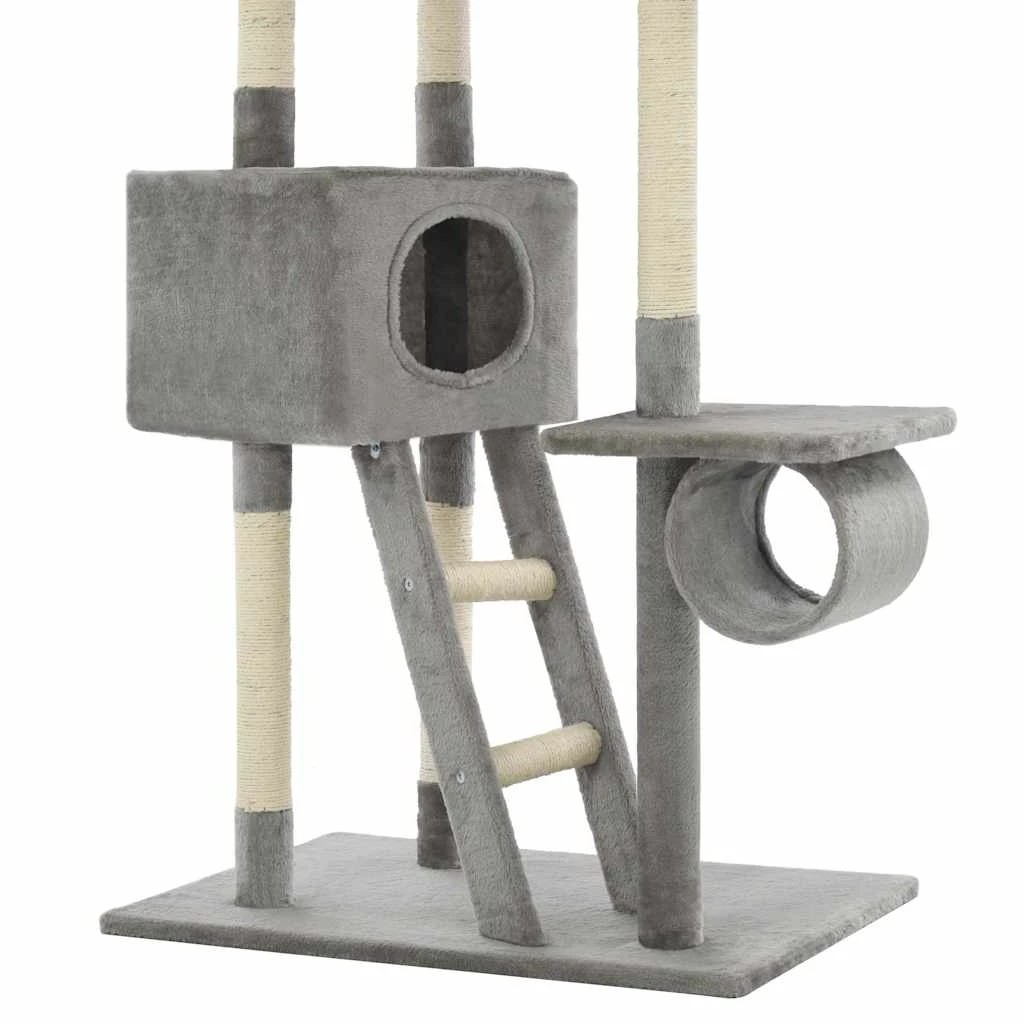 6 Vidaxl Cat Tree With Sisal Scratching Posts 230- - Grey, 6 of 6