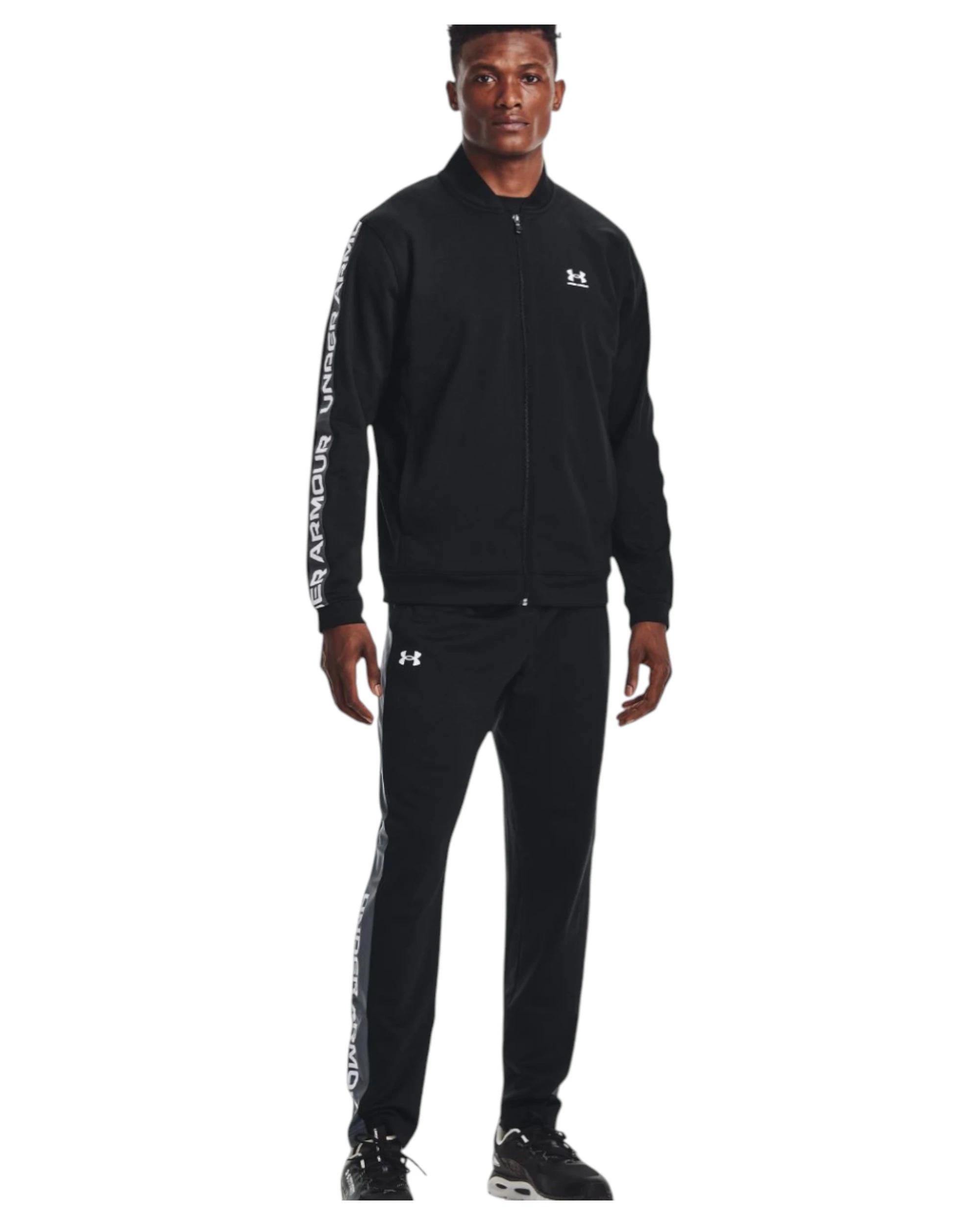 4 Under Armour Mens Brawler Pants Black/Grey Joggers Athletic Trackies BLACK/GREY, 4 of 6