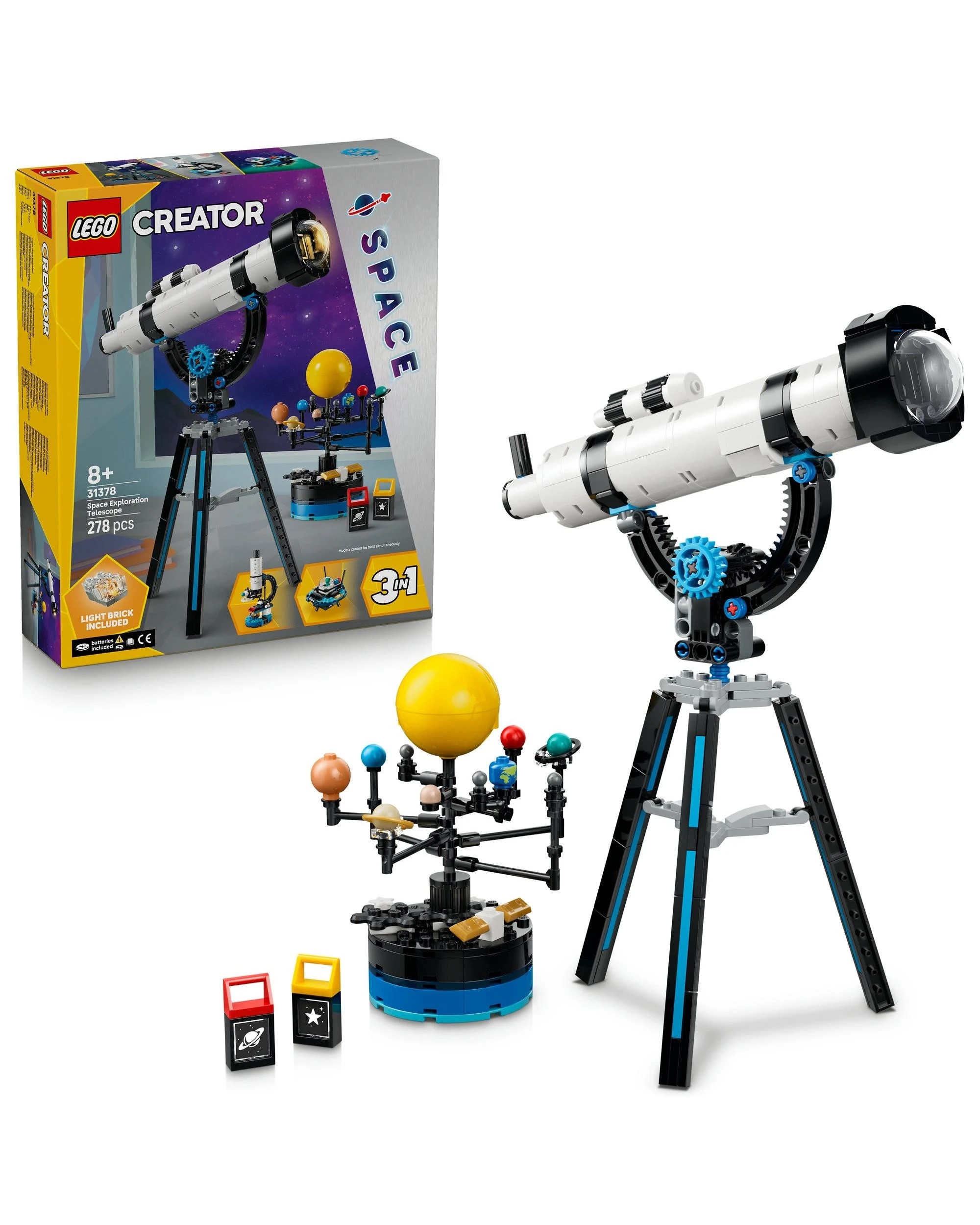 1 LEGO Creator 3-in-1: Space Exploration Telescope - 31378, 1 of 10