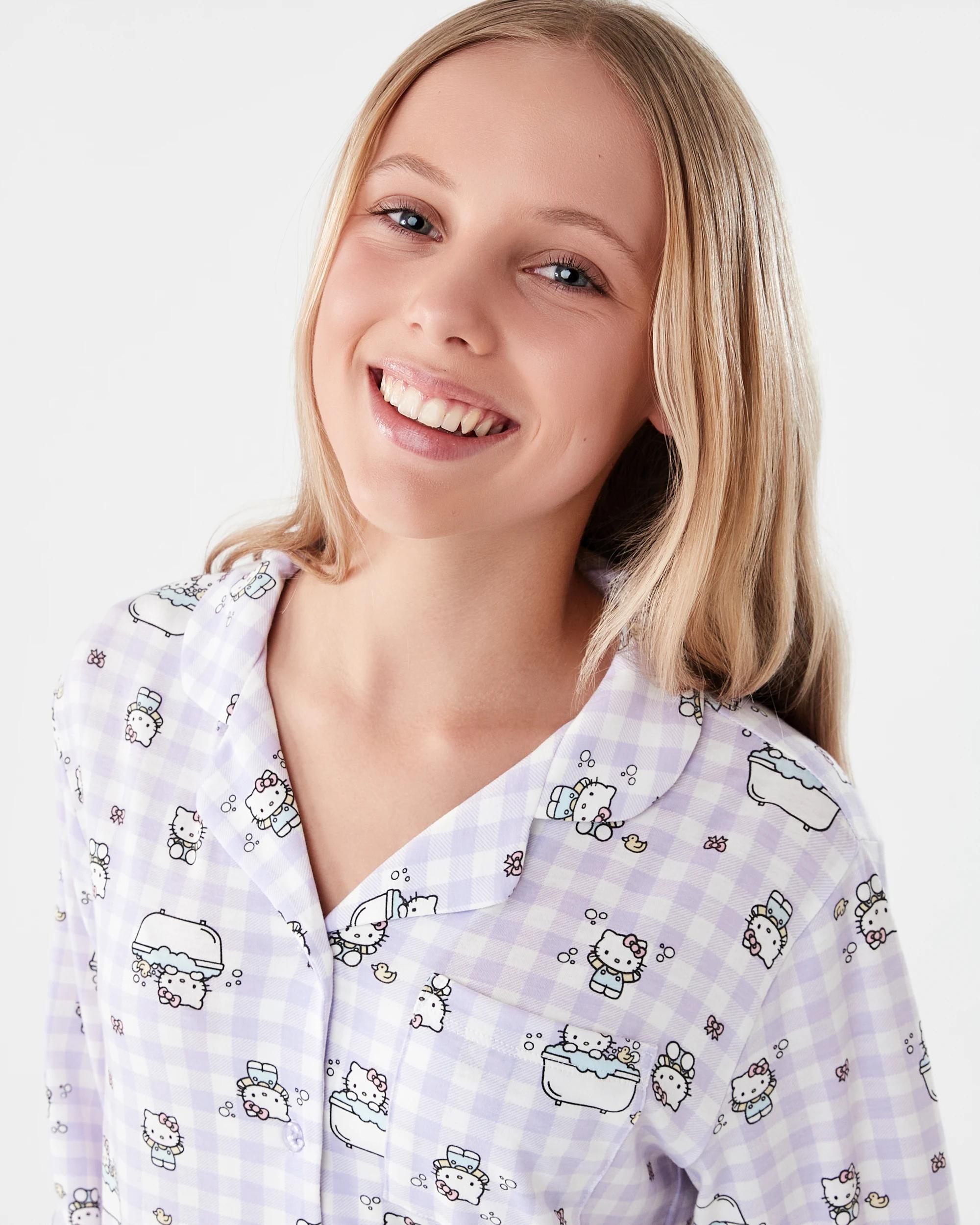 3 Hello Kitty License Button Down Pyjama Set H Kitty, 3 of 8