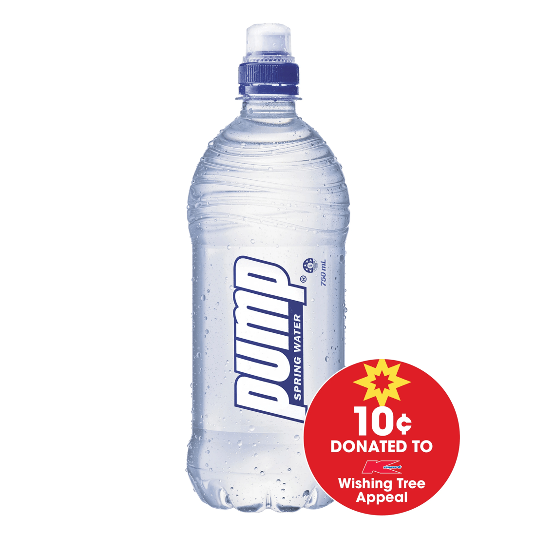 1 Pump Spring Water Bottle 750ml, 1 of 3