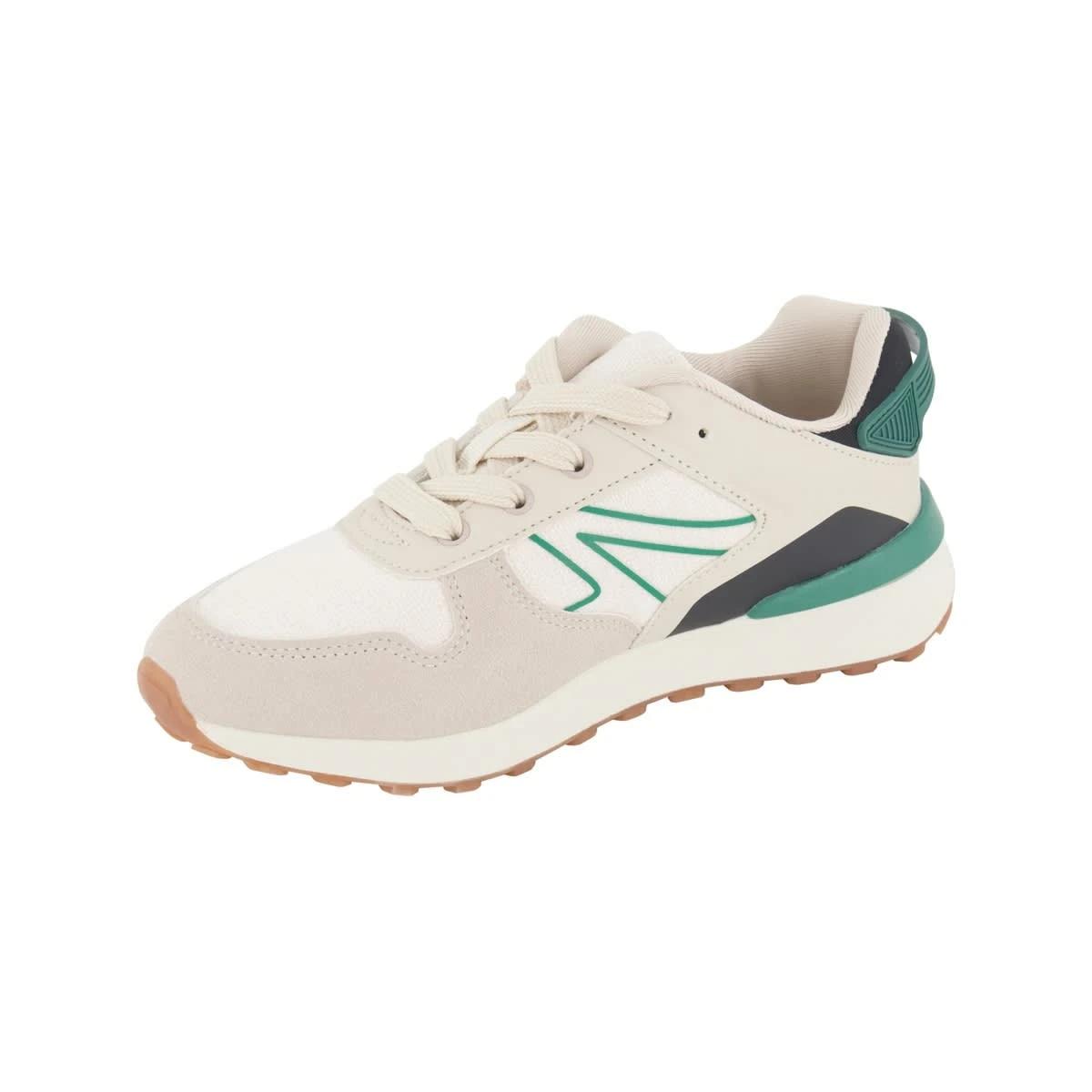 3 Senior Casual Shoes COLE OFF WHITE Green, 3 of 5