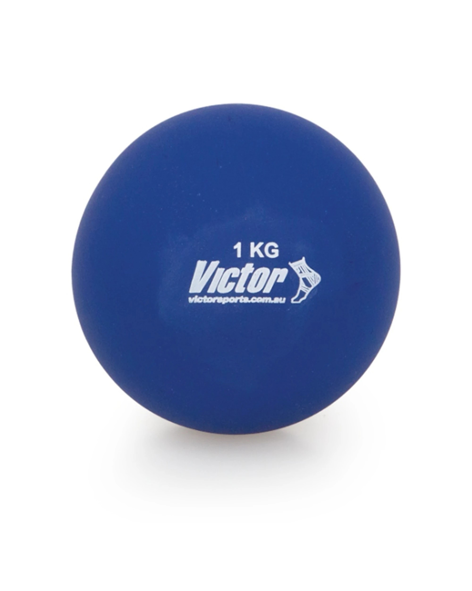 1 Victor Sports Indoor Shot Put PVC Shell Non Bounce Training Tool 1kg - Blue, 1 of 1