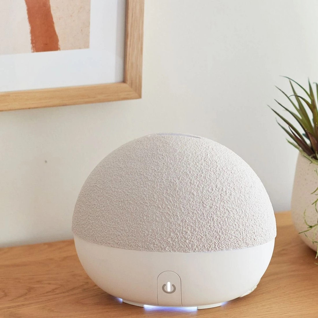 4 Homedics Ellia Stone Aroma Diffuser Ceramic - Taupe, 4 of 5