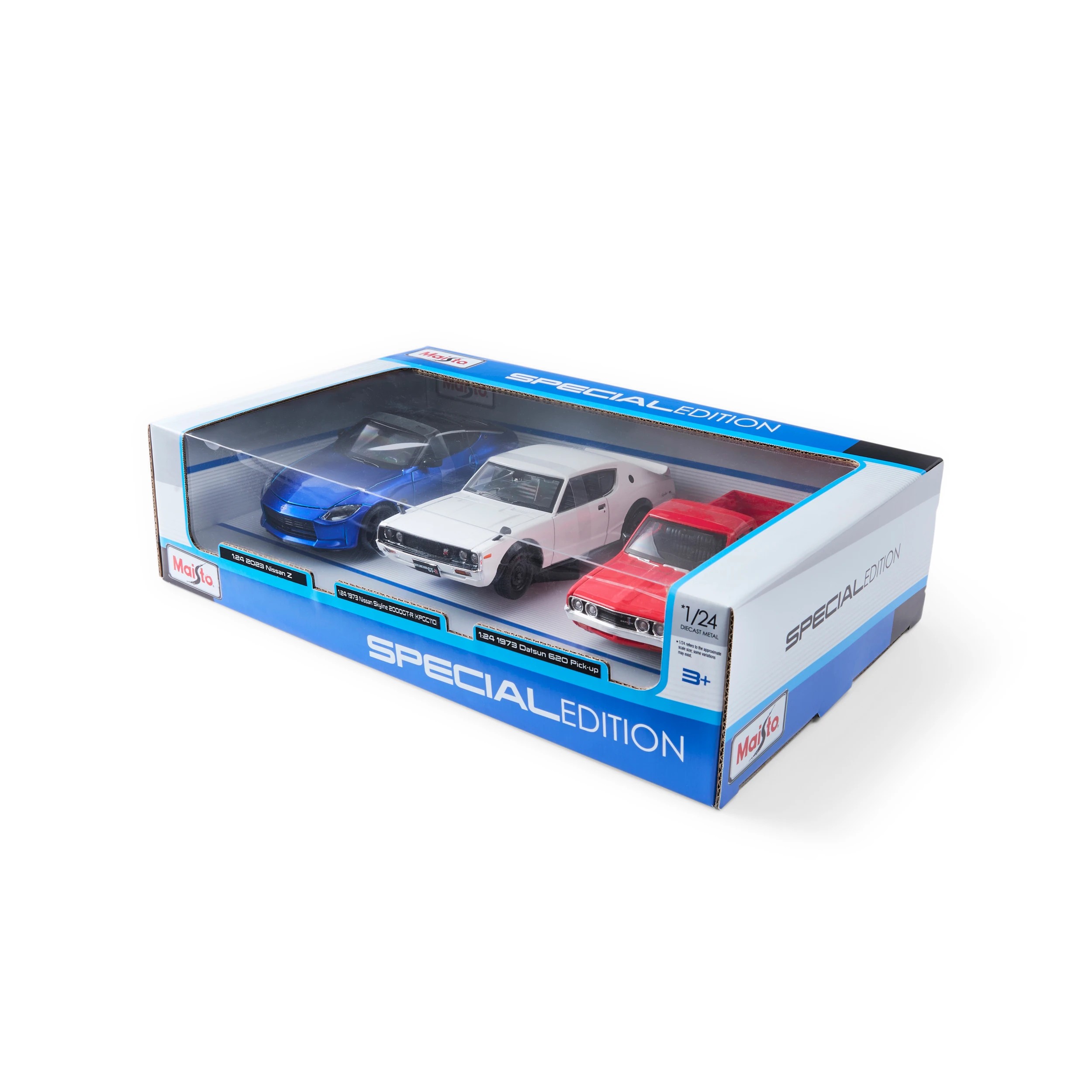 5 3 Piece 1:24 Maisto Special Edition Nissan Cars Gift Pack, 5 of 7