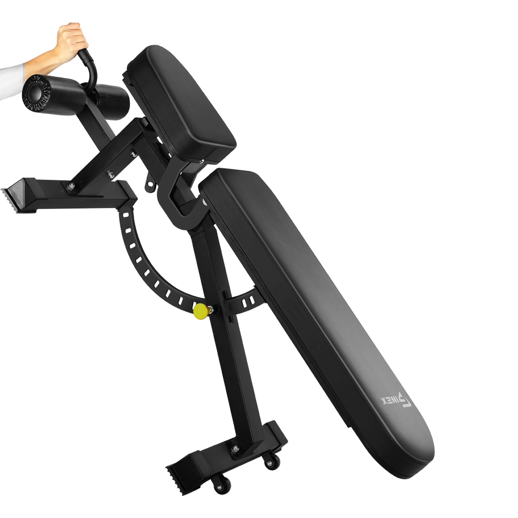 8 Finex Adjustable Weight Bench FID Bench - Black, 8 of 8