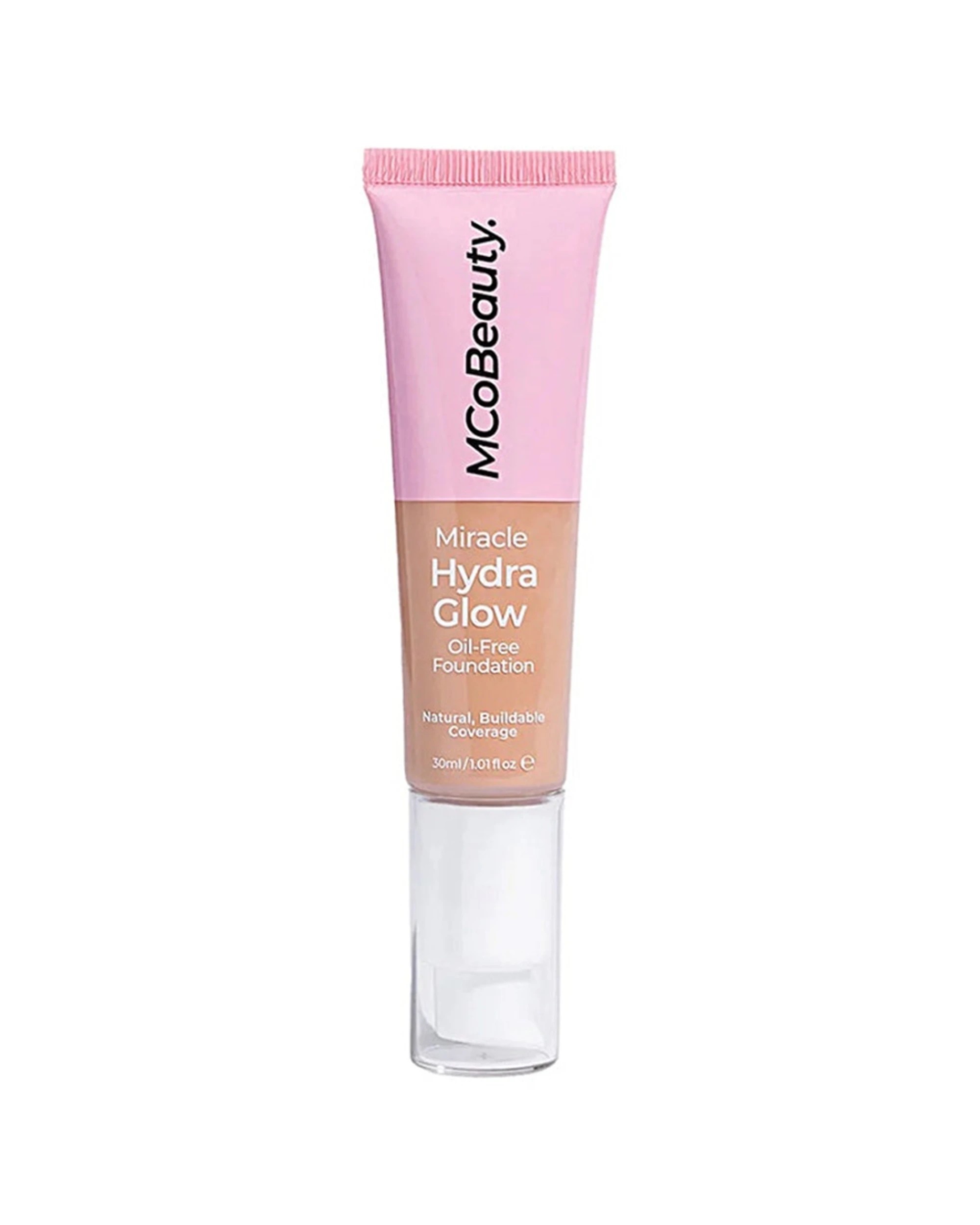 1 MCoBeauty Miracle Hydro Glow Foundation 30ml Hydrating Nourishing Formula Natural Honey, 1 of 1