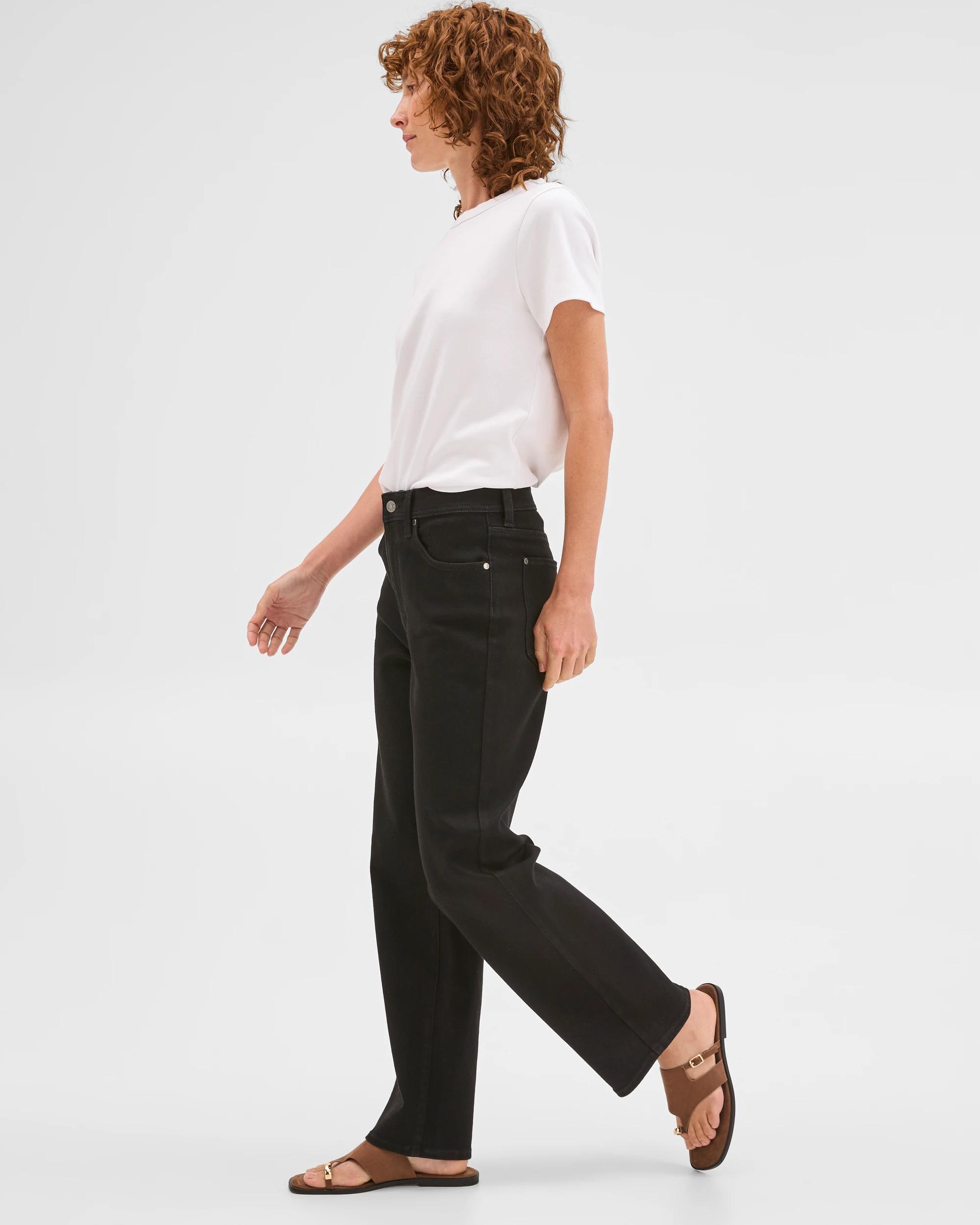 6 Target Denim Tara Slim Straight Leg Denim Jeans BLACK, 6 of 6