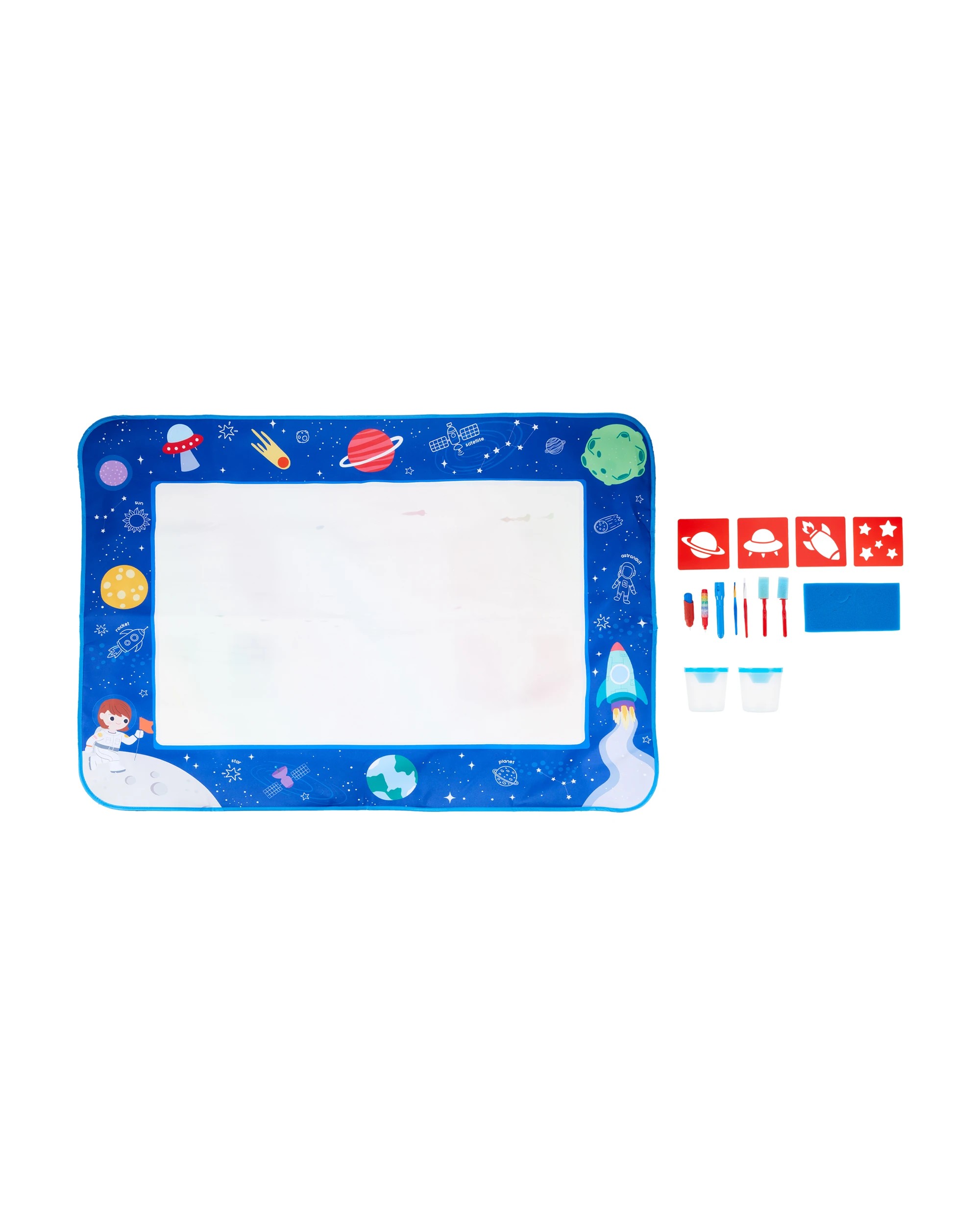1 22 Piece Glow in the Dark Drawing Mat, 1 of 7