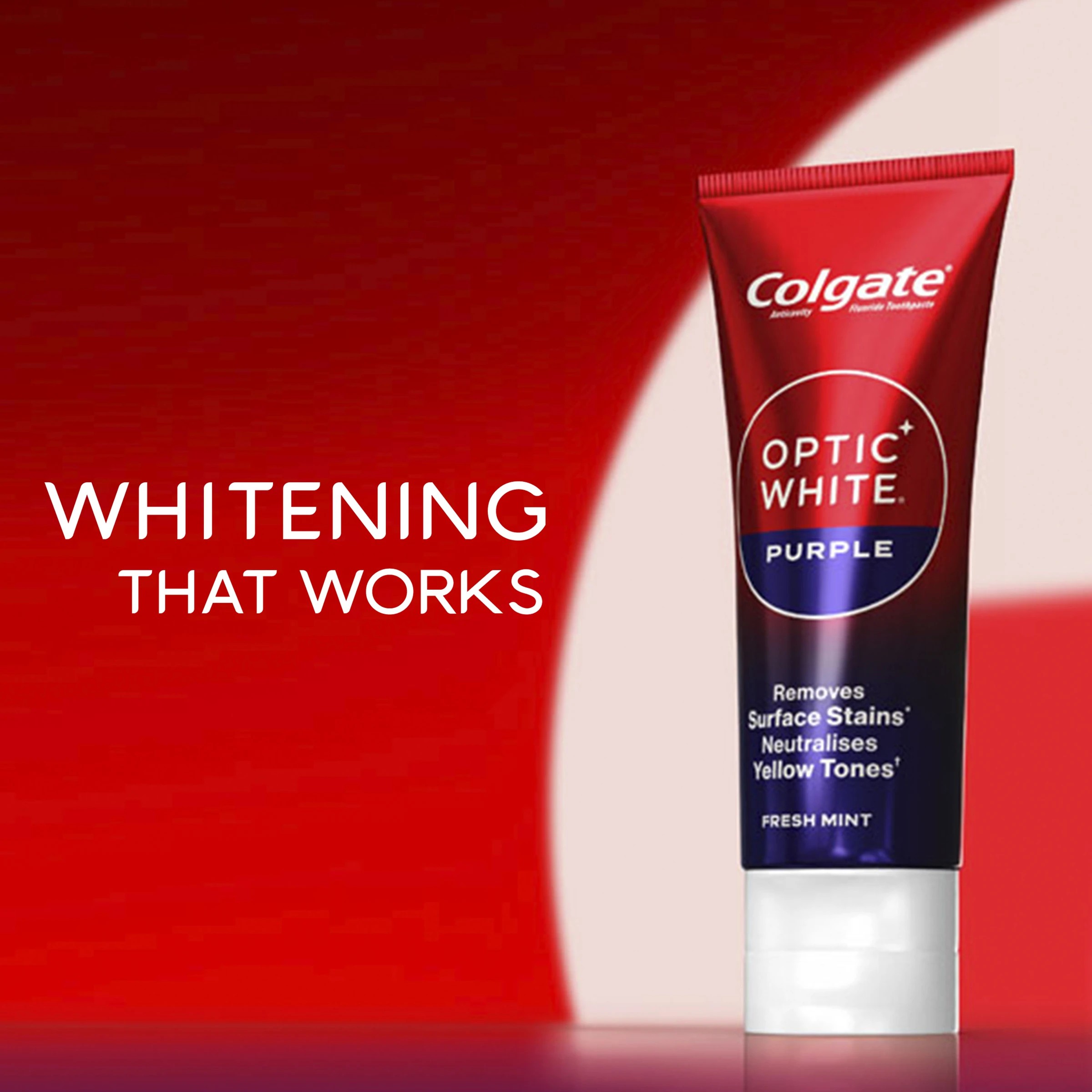 5 Colgate Optic White Purple Teeth Whitening Toothpaste 100g, 5 of 9