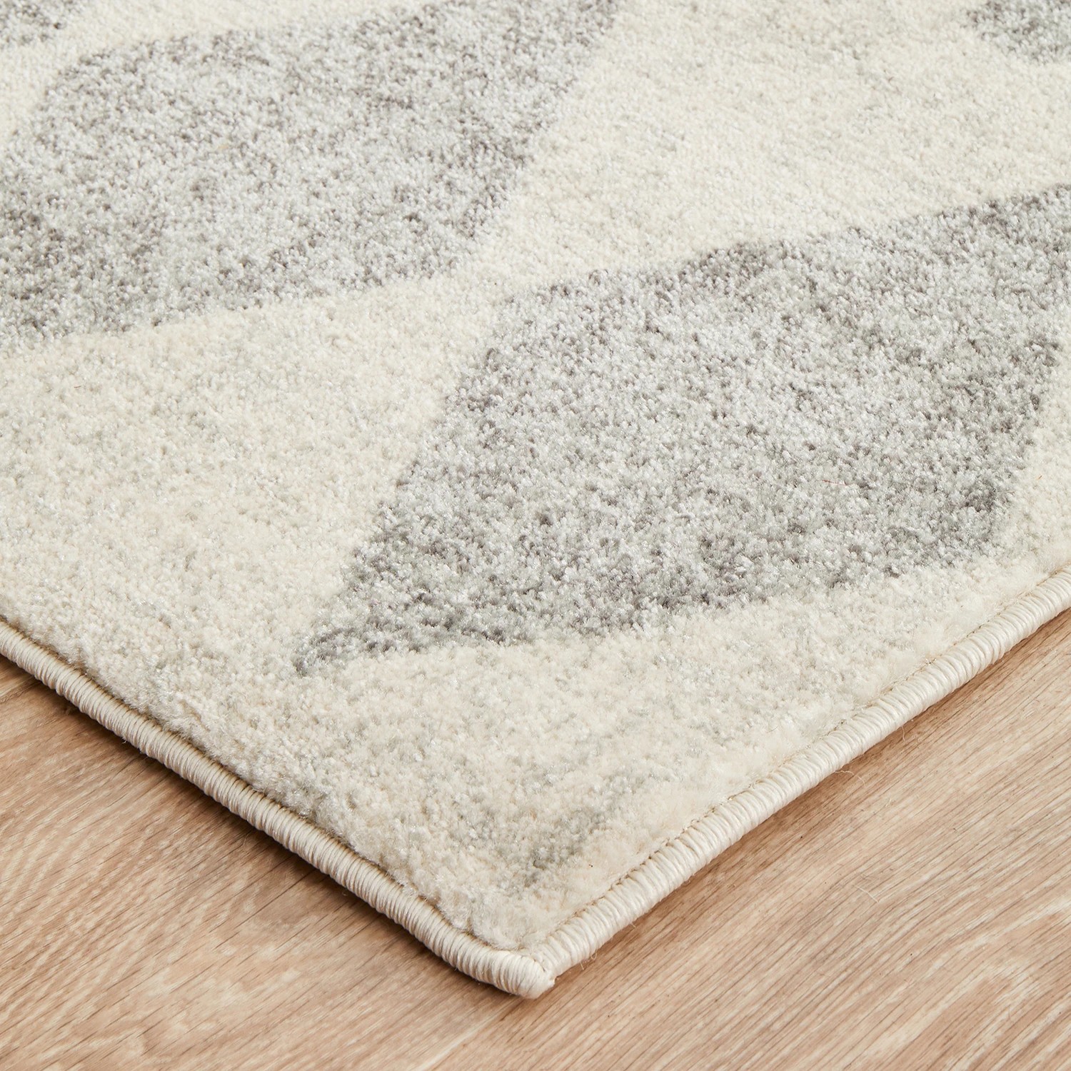 5 Common Ground Rugs Phantom 359 500x80cm - Extra Large Runner Power Loomed Pet Friendly Rug - Silver, 5 of 9