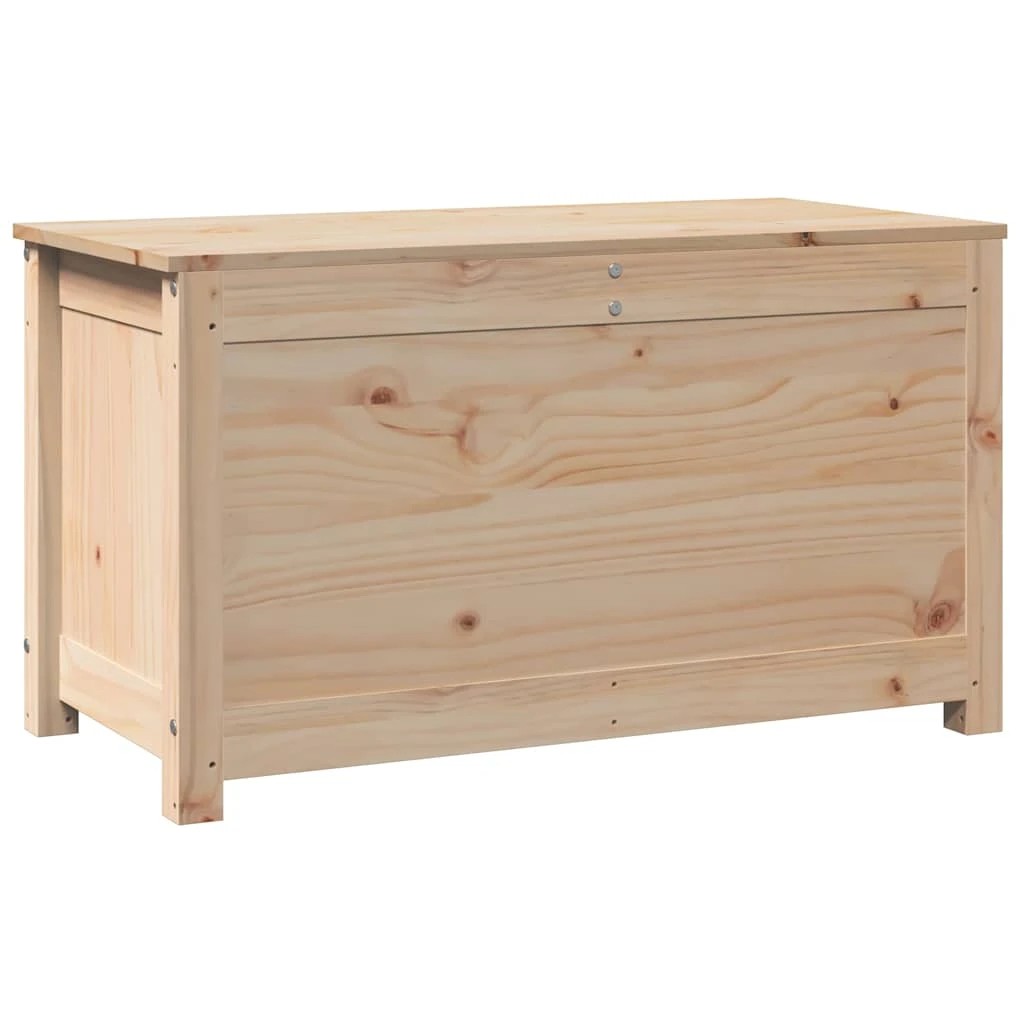 7 Vidaxl Storage Box Solid Wood Pine - Brown, 7 of 10