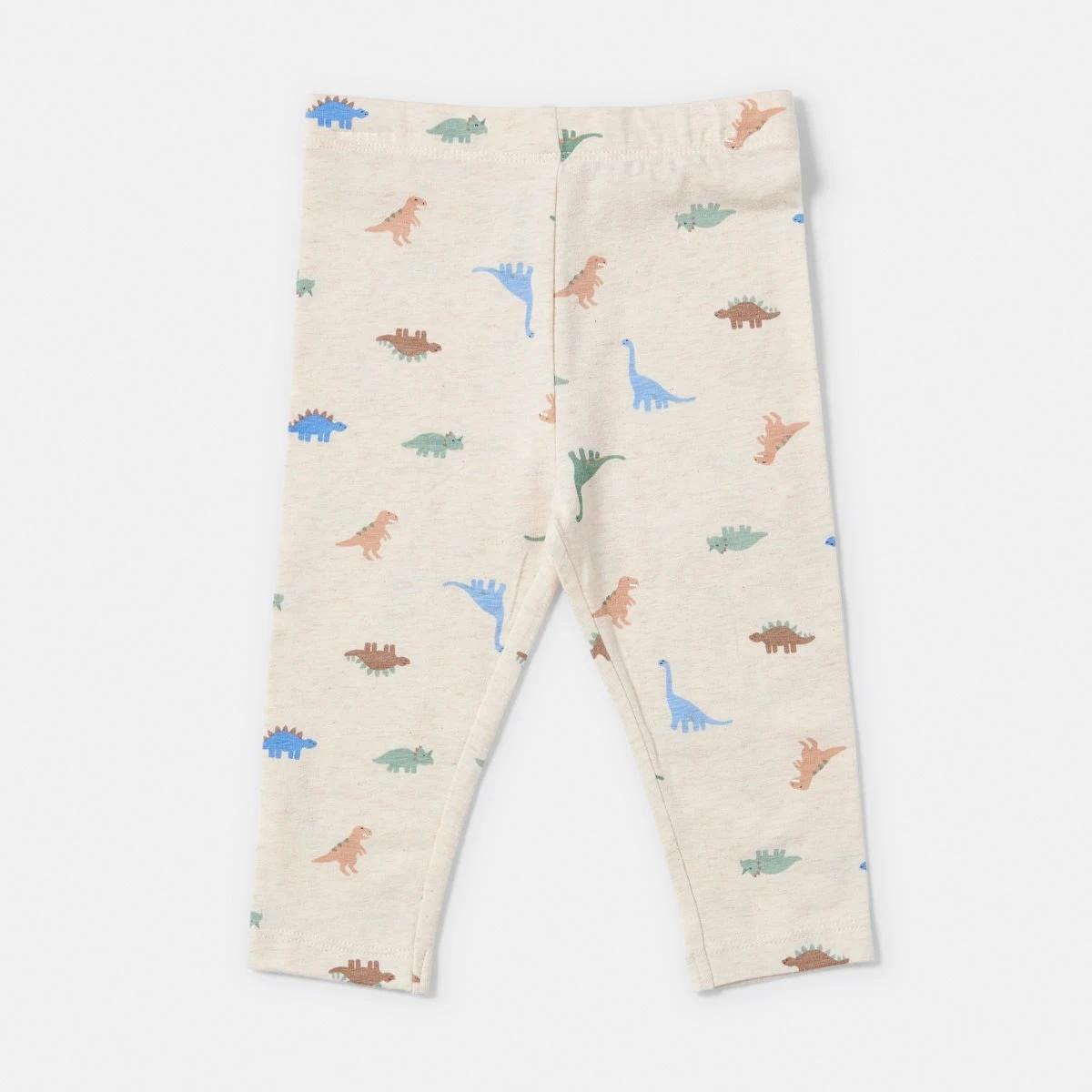 5 3 Pack Print Leggings GREEN DINOS, 5 of 8