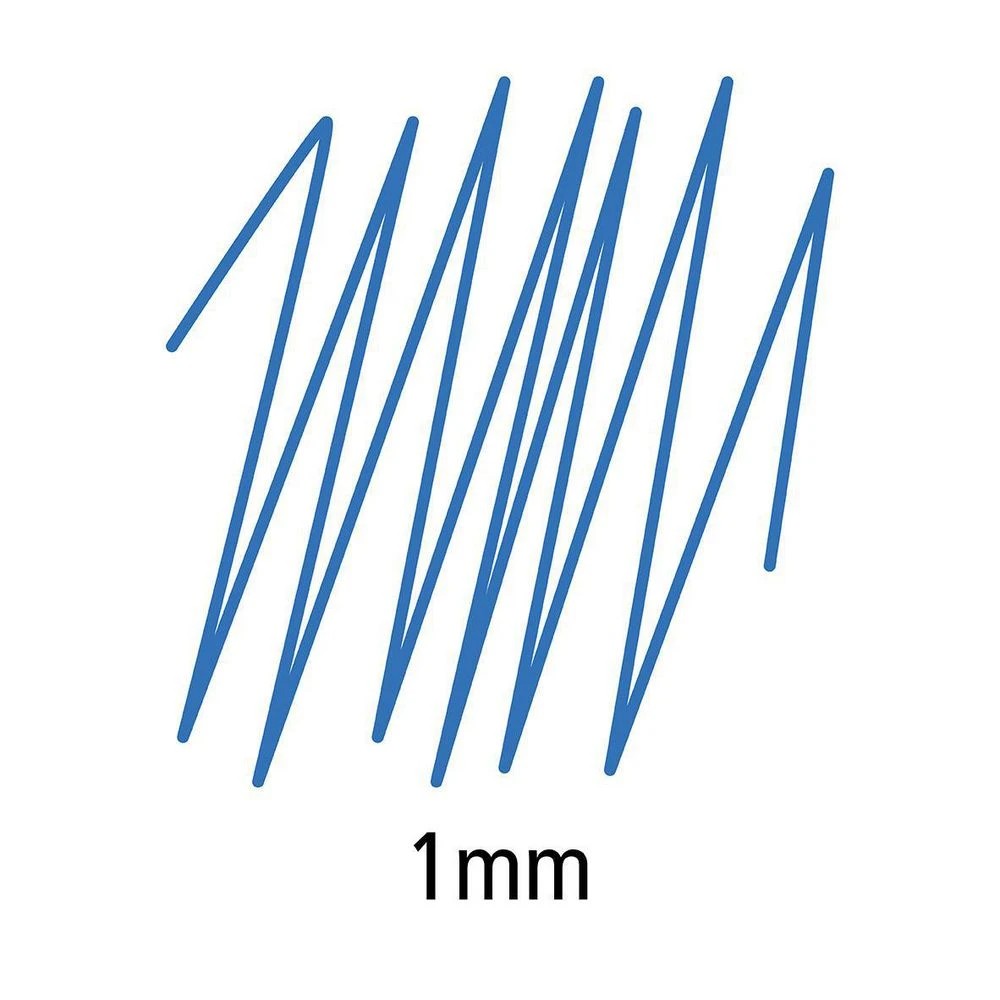 3 Staedtler Lumocolour Permanent Pen 1.0mm Blue, 3 of 3