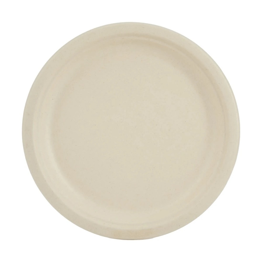 1 12 Pack Sugarcane Pulp Round Plates, 1 of 7