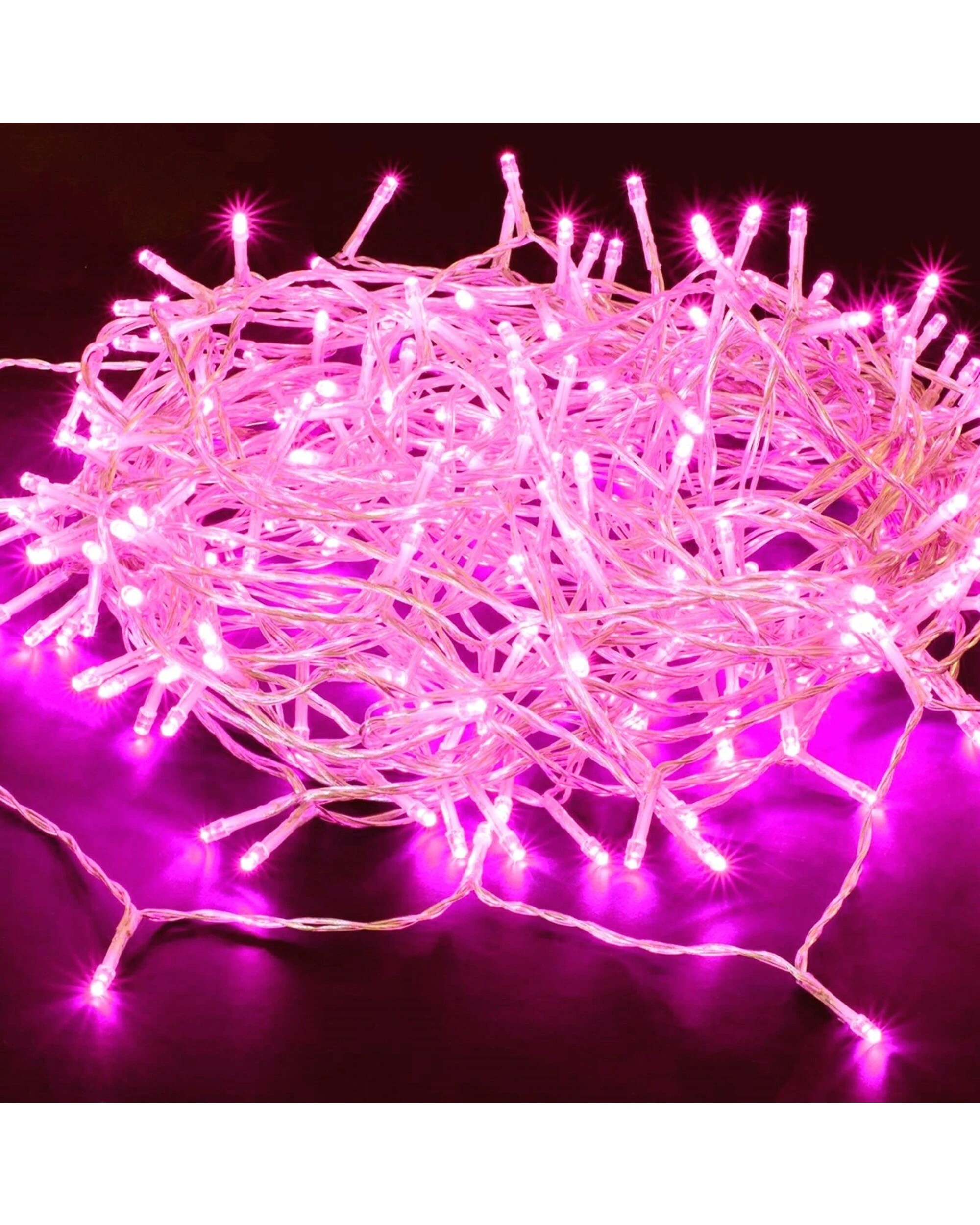 1 Lexi Lighting 240 Pink LED Fairy Lights, 1 of 2