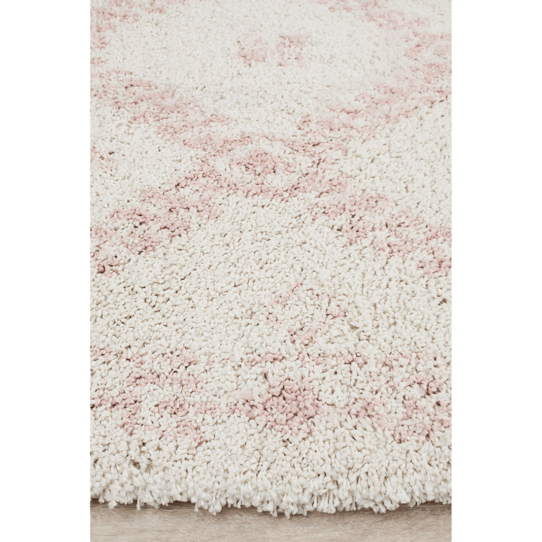 5 Rug Culture Saffron 33 Pink/Off White Rug, 300 x 400 cm, 4 cm Pile, Polypropylene, Power-loomed - Assorted, 5 of 7