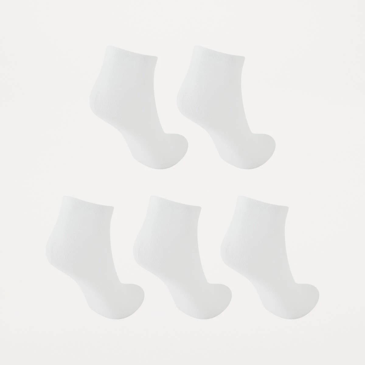 2 5 Pack Active Low Cut Socks WHITE, 2 of 3