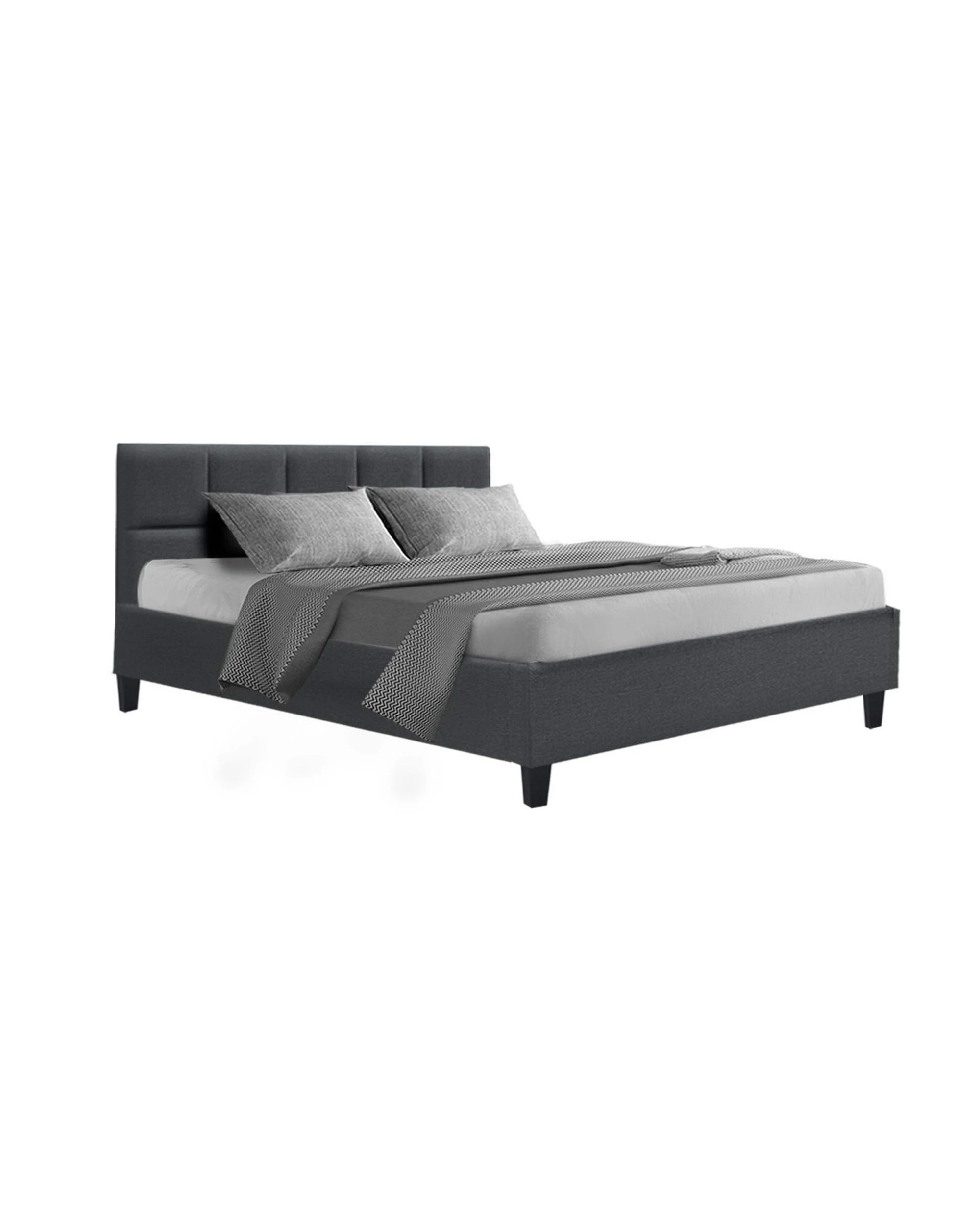 8 Artiss Bed Frame - Double Bed - Charcoal, 8 of 8