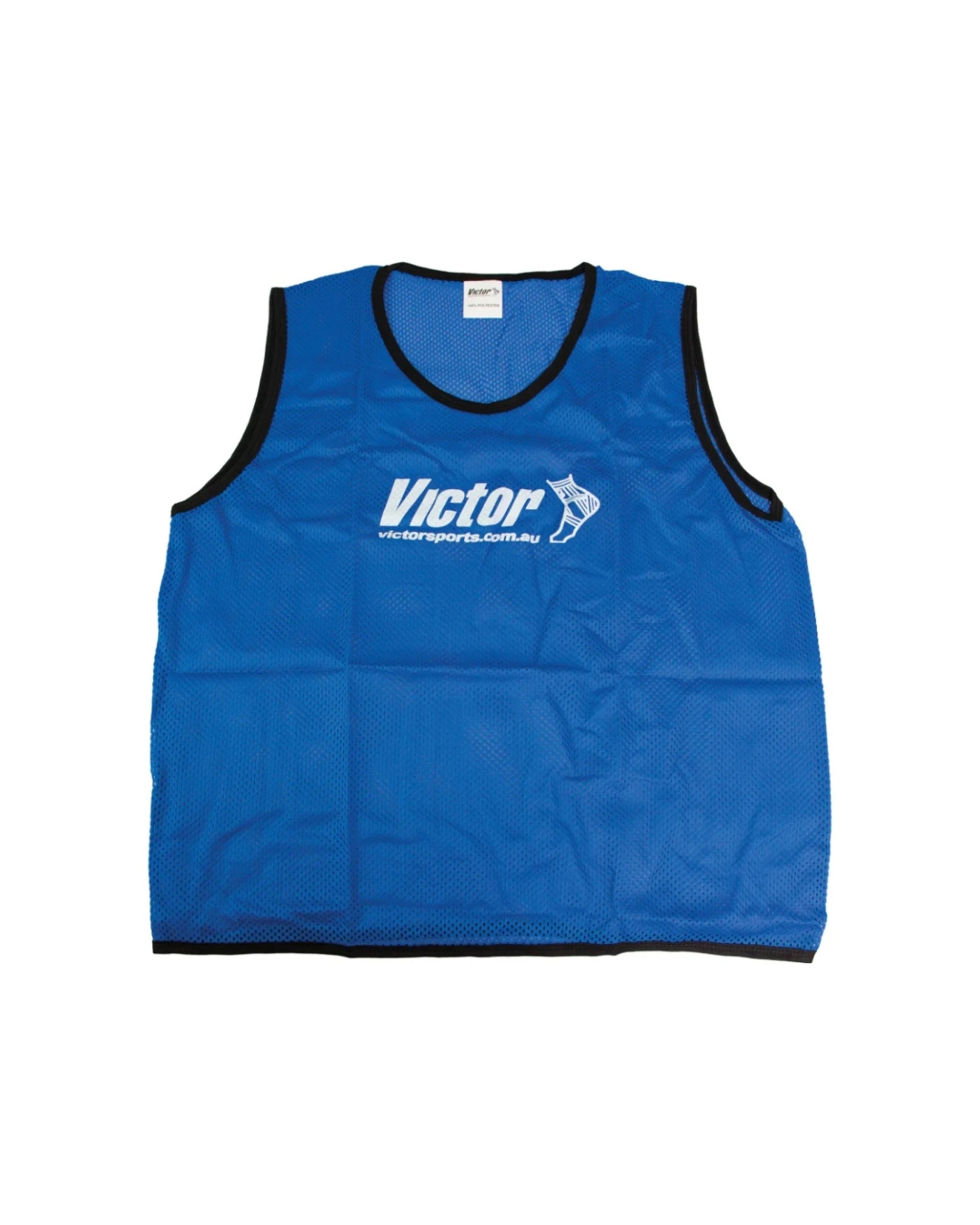 1 Victor Sports Lightweight Fitness Training Vest Mesh Breathable Medium - Blue, 1 of 2