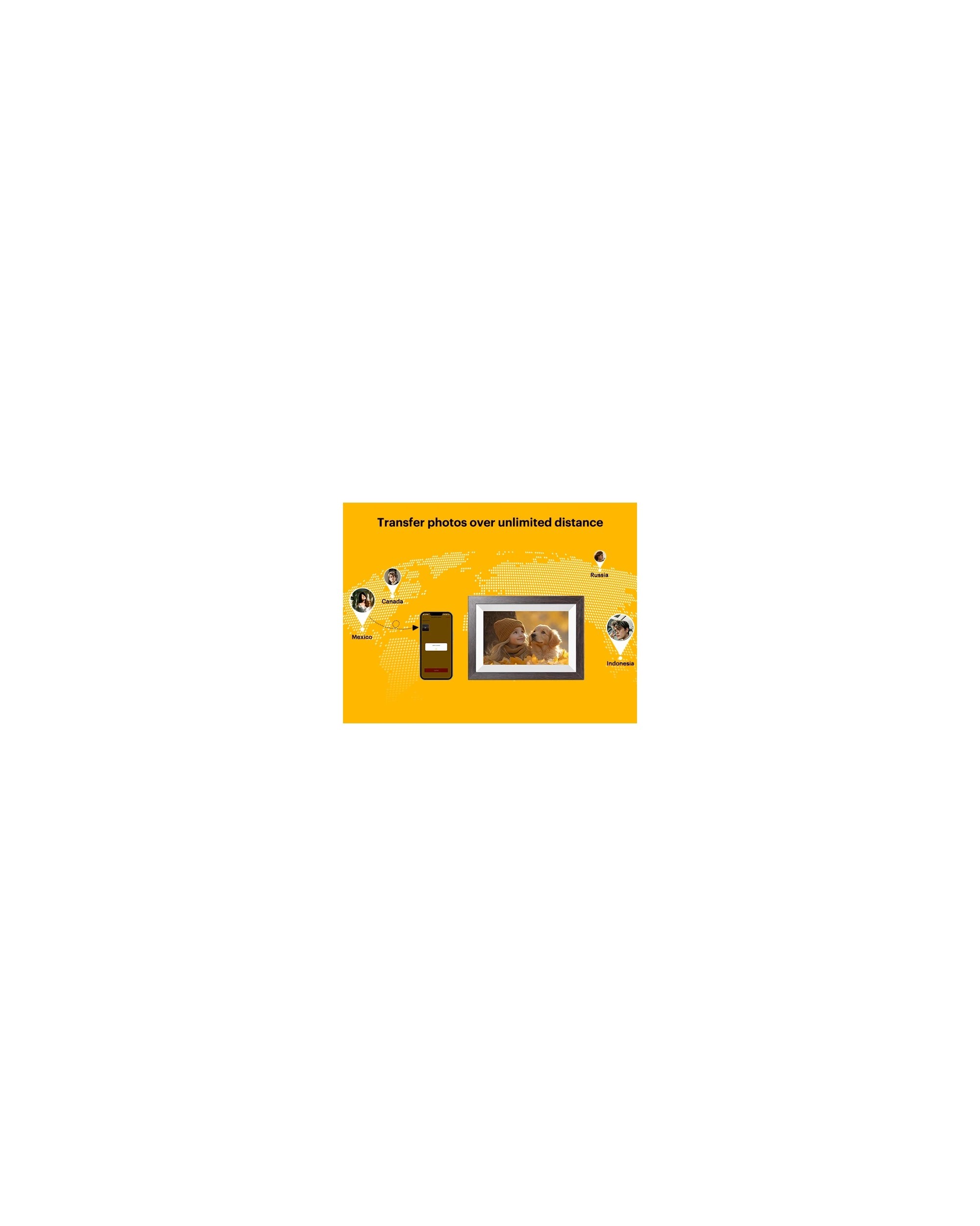 7 Kodak RCF-1012W 10.1 Inch Wi-Fi Photo Frame 32GB, 7 of 8